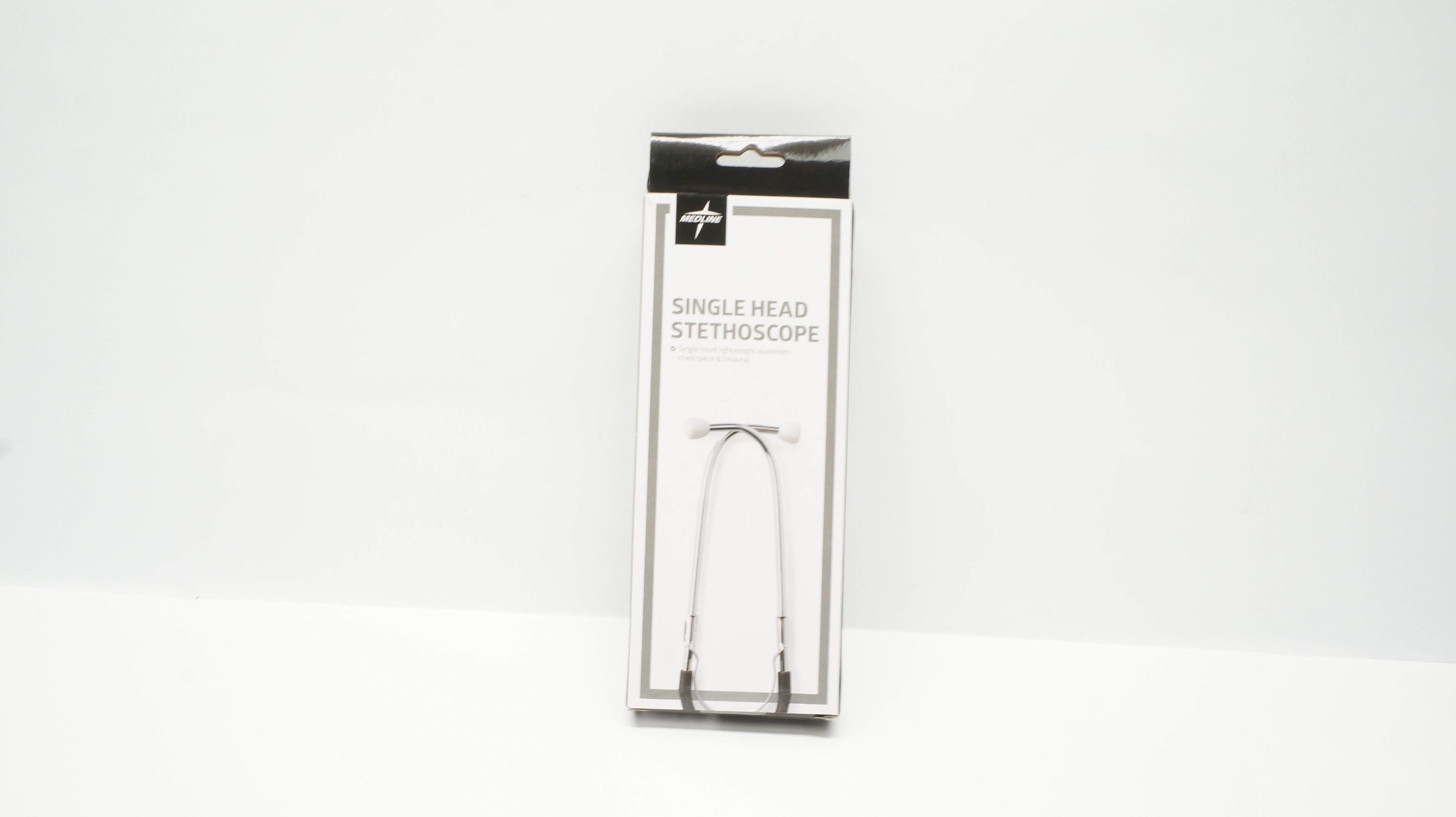 Medline MDS926101 Single-Head Stethoscope, Black