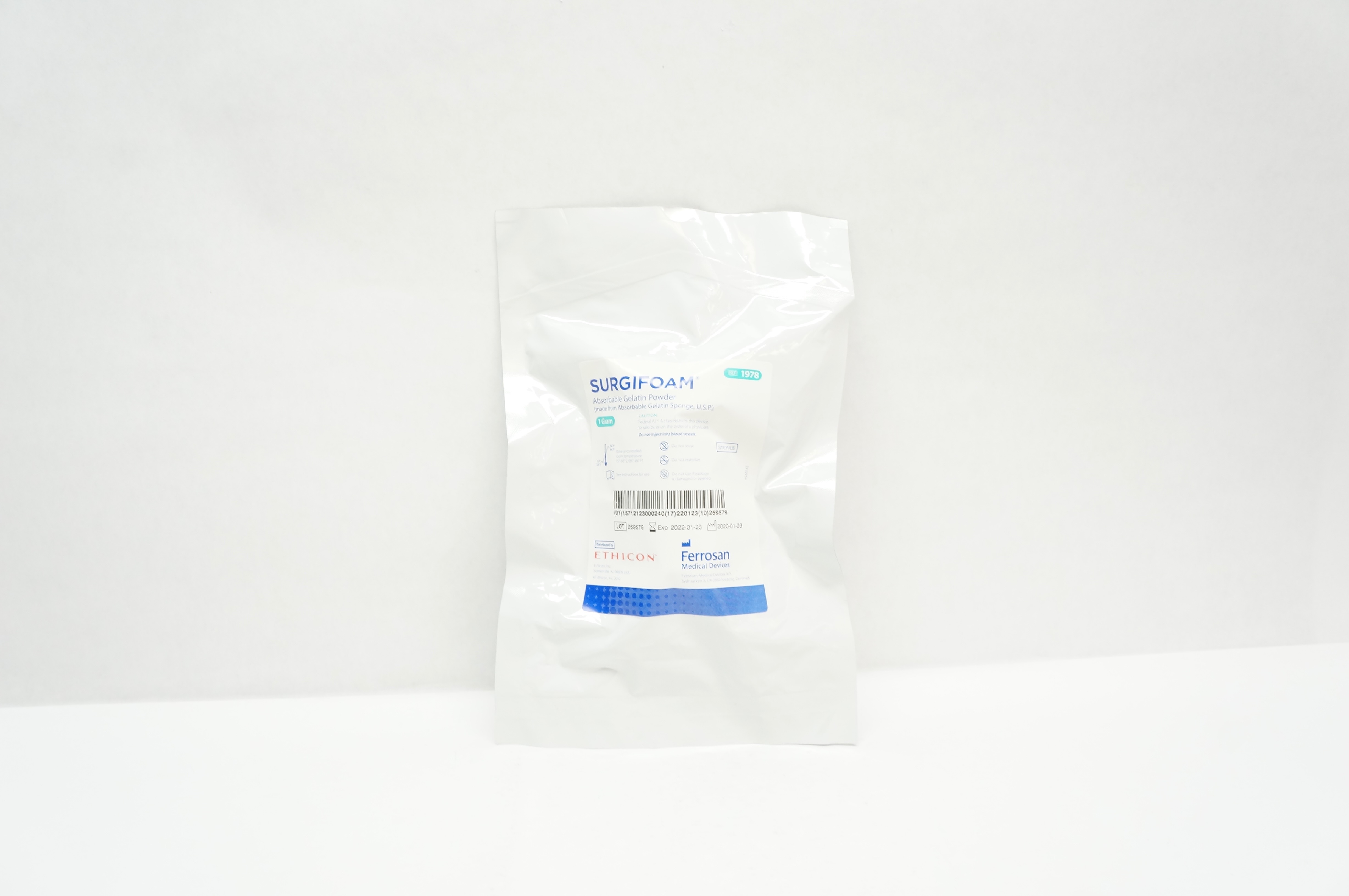 Ferrosan Medical 1978 Ethicon Surgifoam Absorbable Gelatin Powder 1 Gram (x)