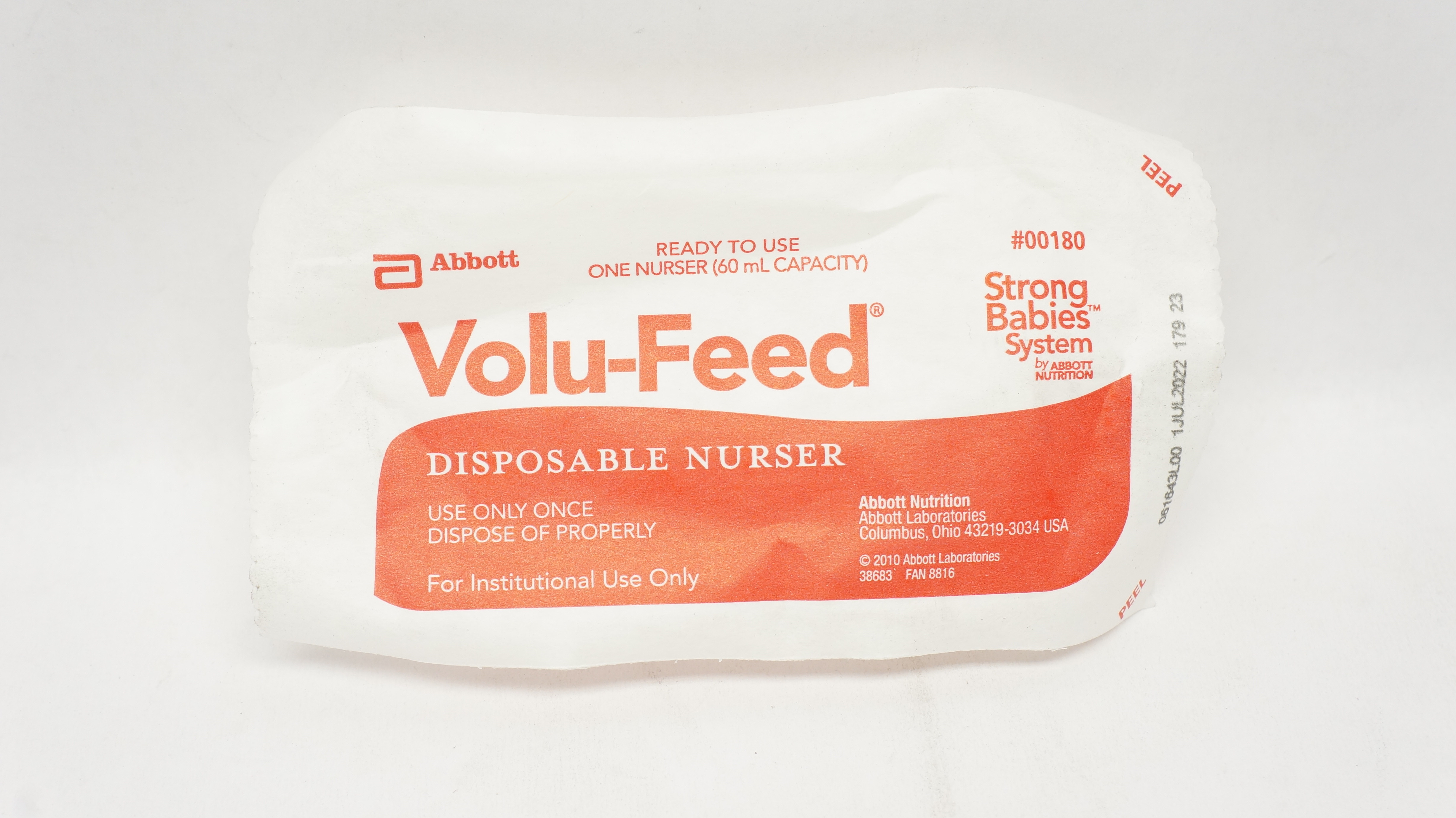 Abbott 00180 Strong Babies System Volu-Feed Disposable Nurser 60 ml