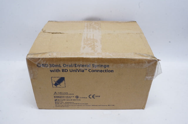 BD 305861 30mL Oral/Enteral Syringe with BD UniVia Connection - Box of 40
