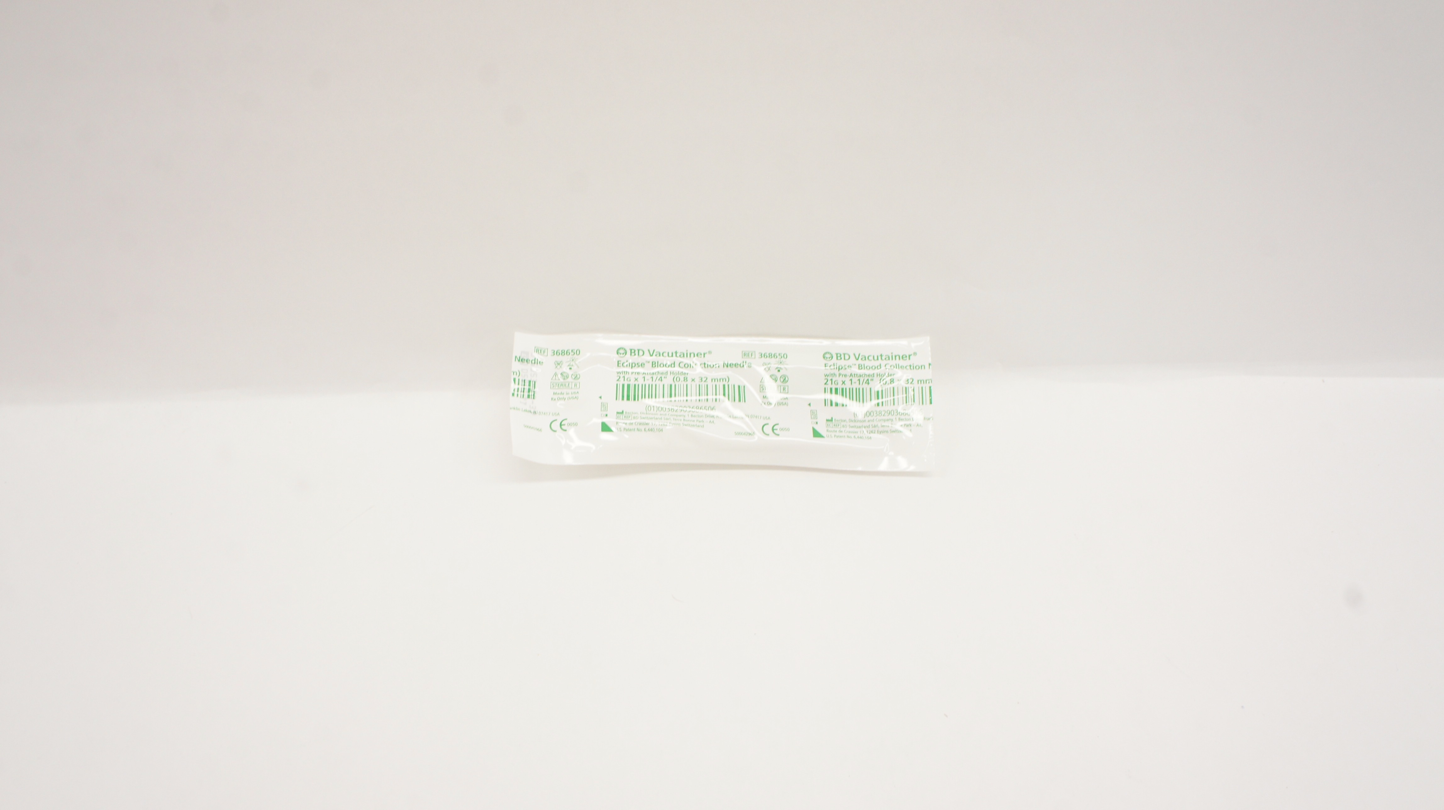 BD 368650 Vacutainer Eclipse Blood Collection Ndle. 21G x 1-1/4inch