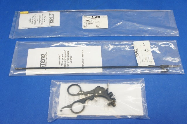 Karl Storz 33426ME Click Line MANHES Grasping Forceps, Size 5 mm, Length 43 cm