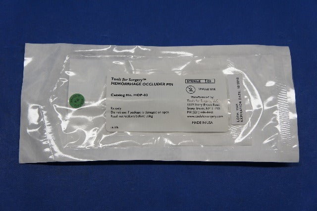 Tools for Surgery HOP-03 Hemorrhage Occluder Pin