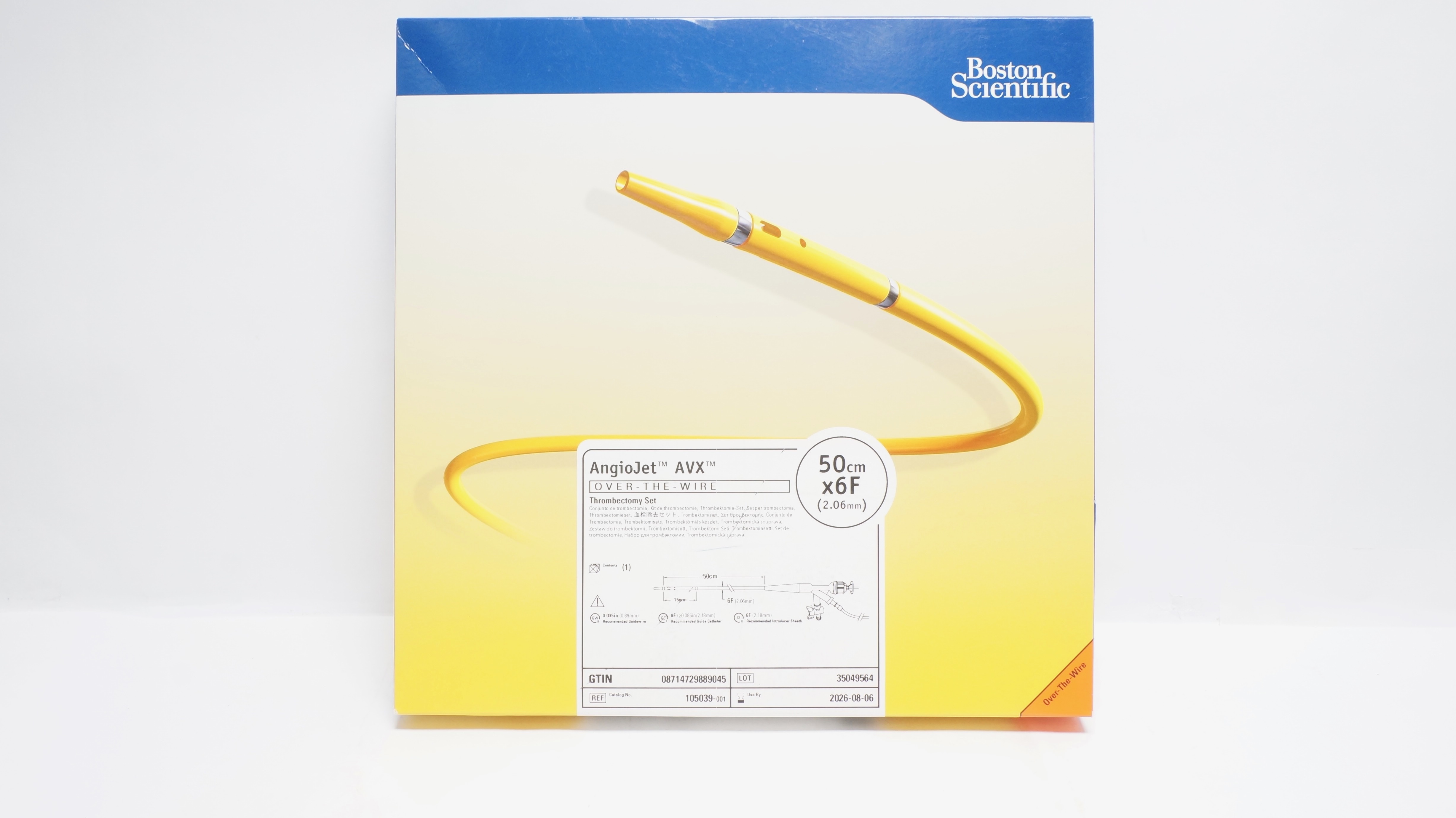 Boston Scientific 105039-001 AngioJet AVX Thrombectomy Set 50cm x 6F