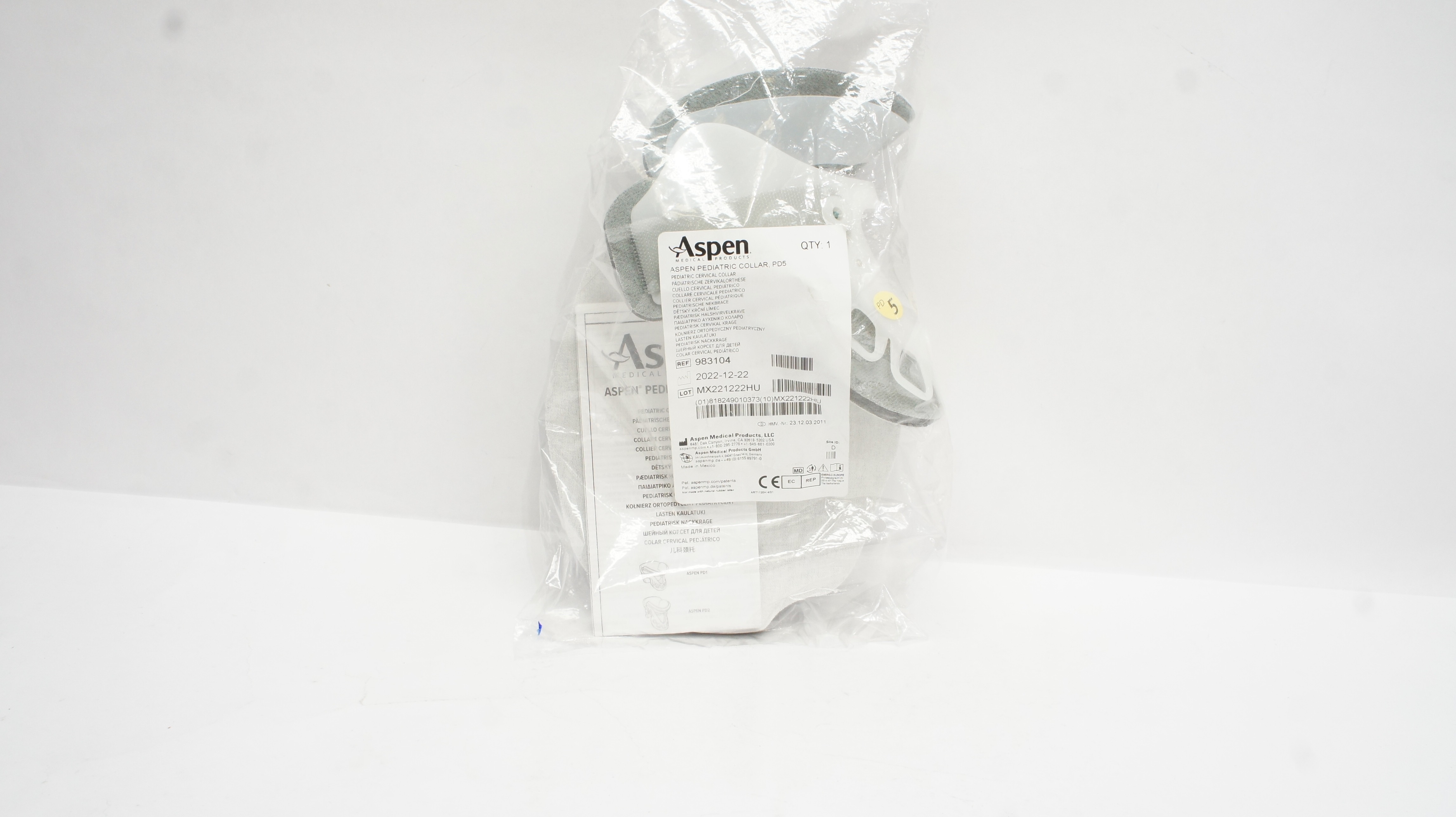 Aspen 983104 Pediatric Collar, PD5