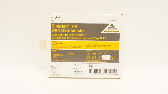 Stryker 6195-1-001 Osartis Simplex HV with Gentamicin Antibiotic Bone Cement (x)