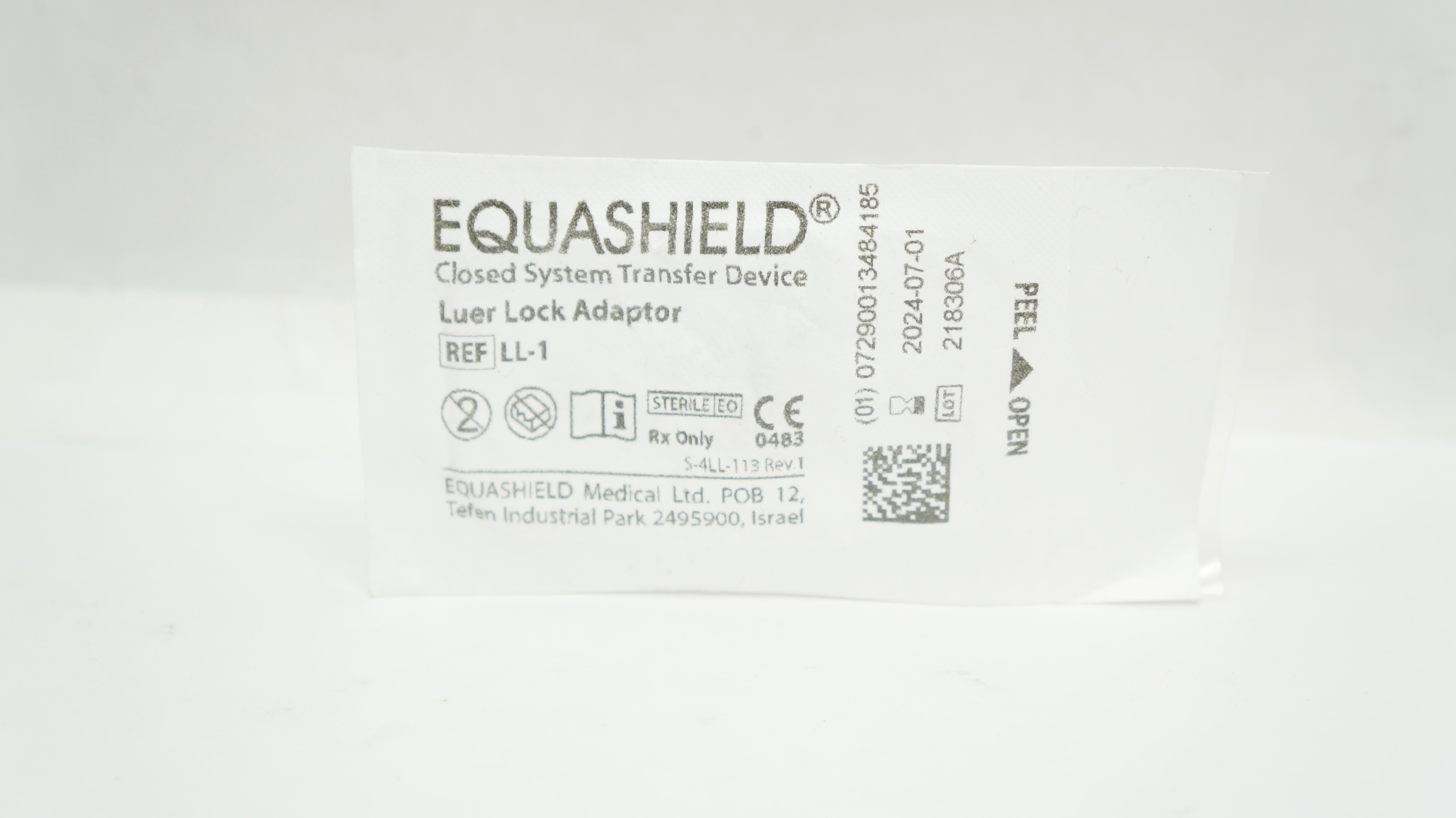 Equashield LL-1 Closed System Transfer Device Luer Lock Adaptor