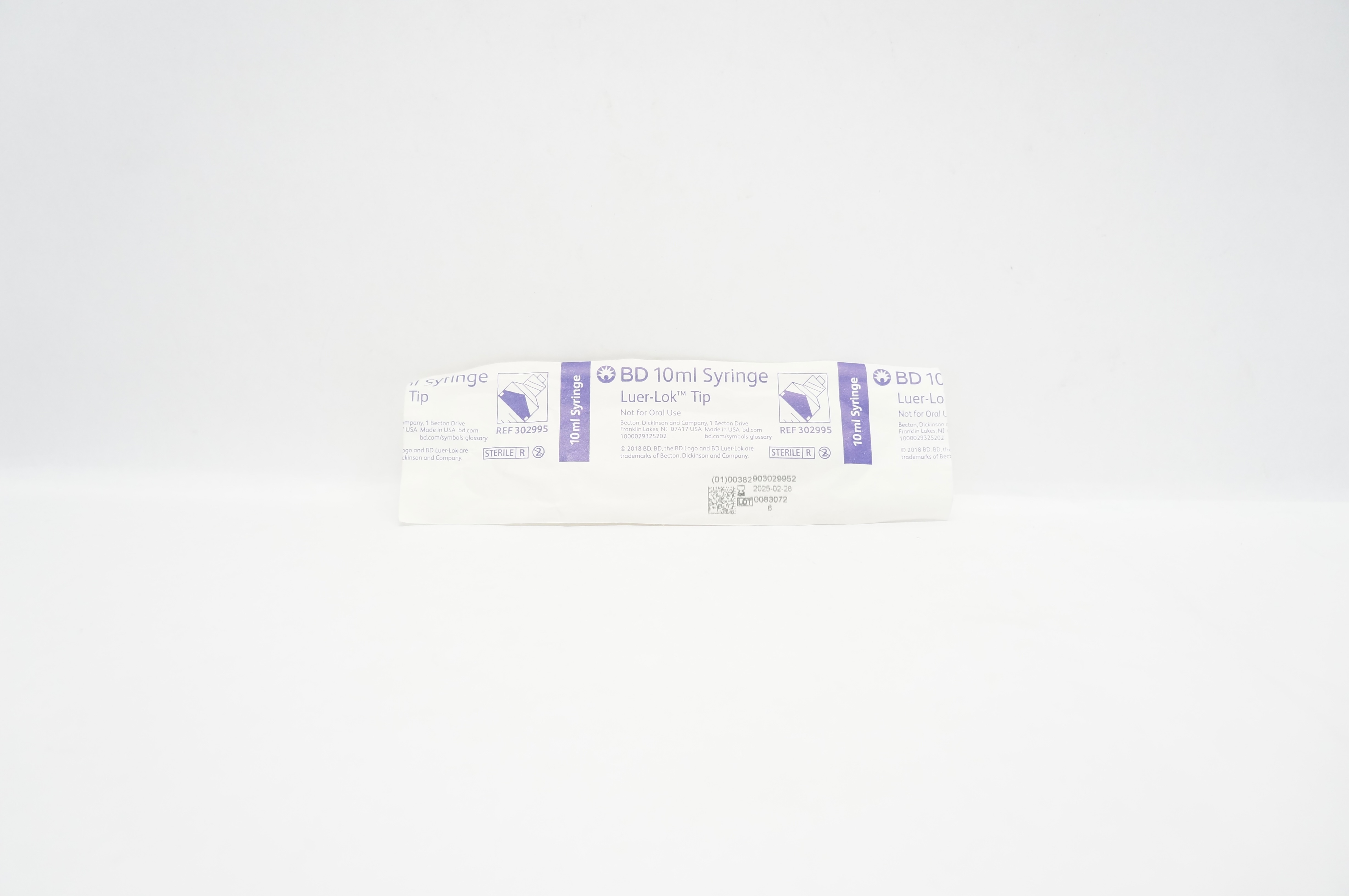 BD 302995 Luer-Lok TIp Syringe 10ml