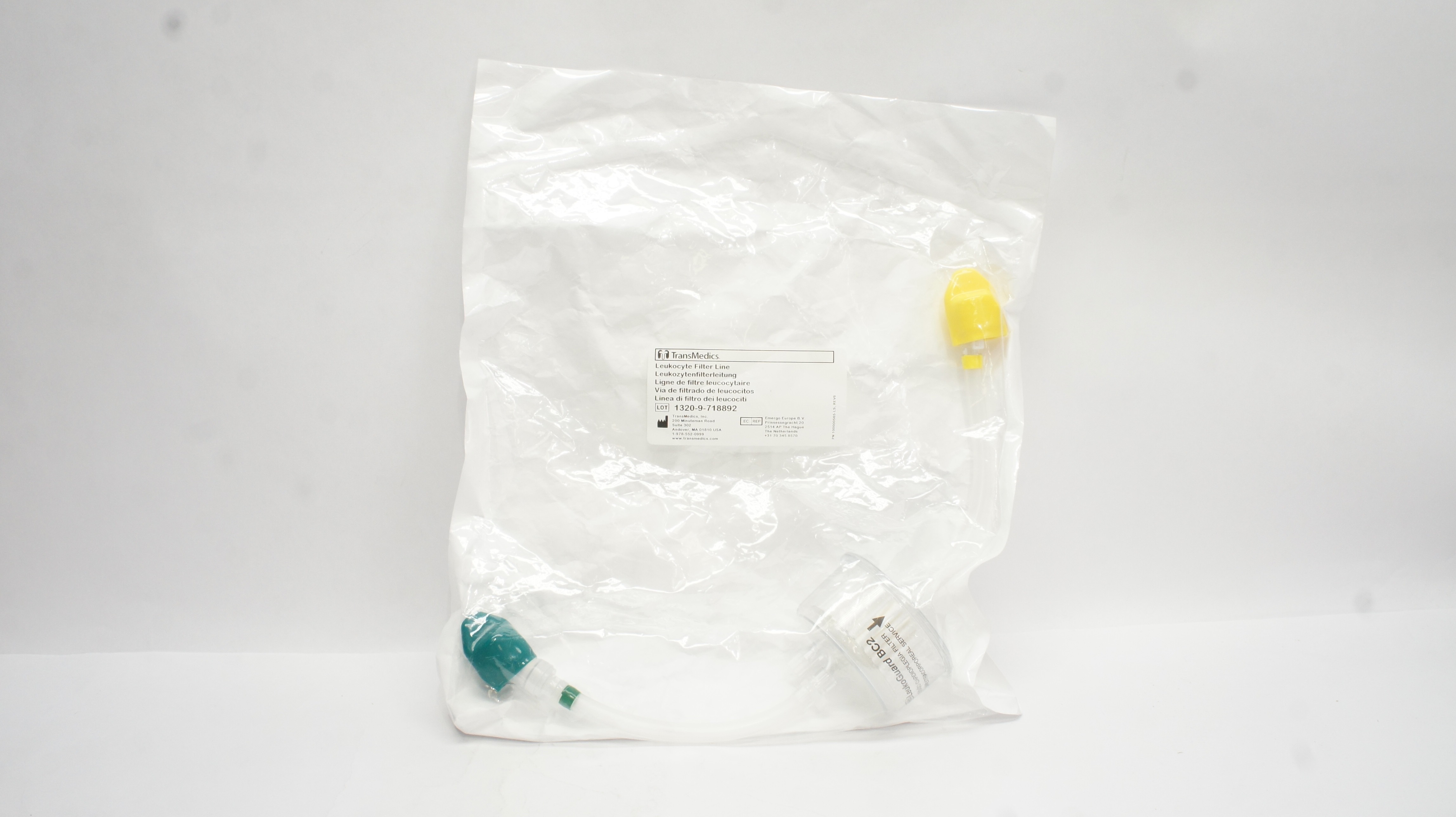 TransMedics LeukoGUard BC2 Blood Cardioplegia Leukocyte Filter Line