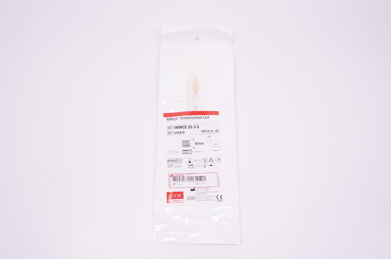 Cook Medical G42410 MReye Embolization Coil 5mm (x)