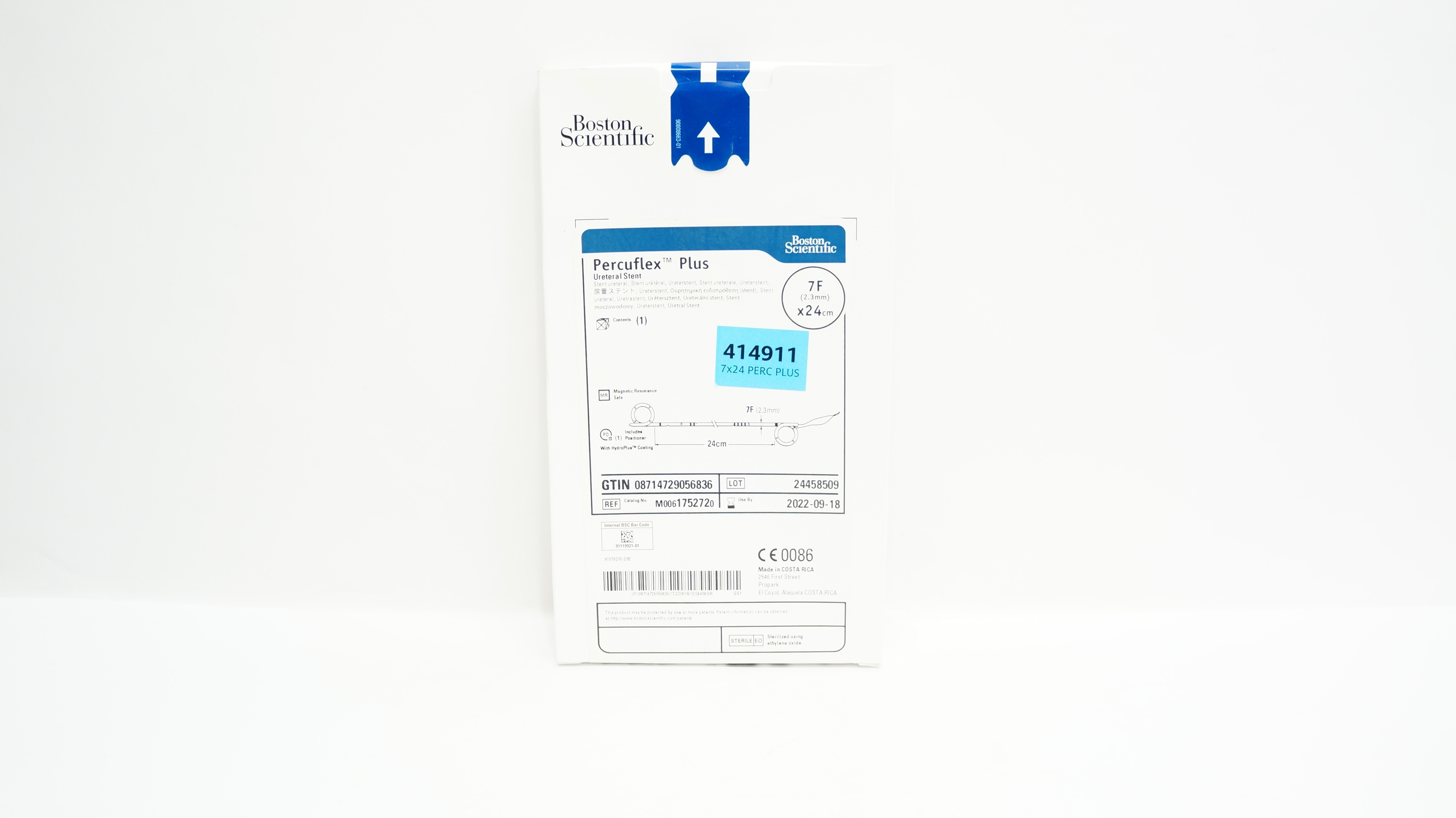 Boston Scientific M006175272010 Percuflex Plus Ureteral Stnt Set 7F x 24cm (x)