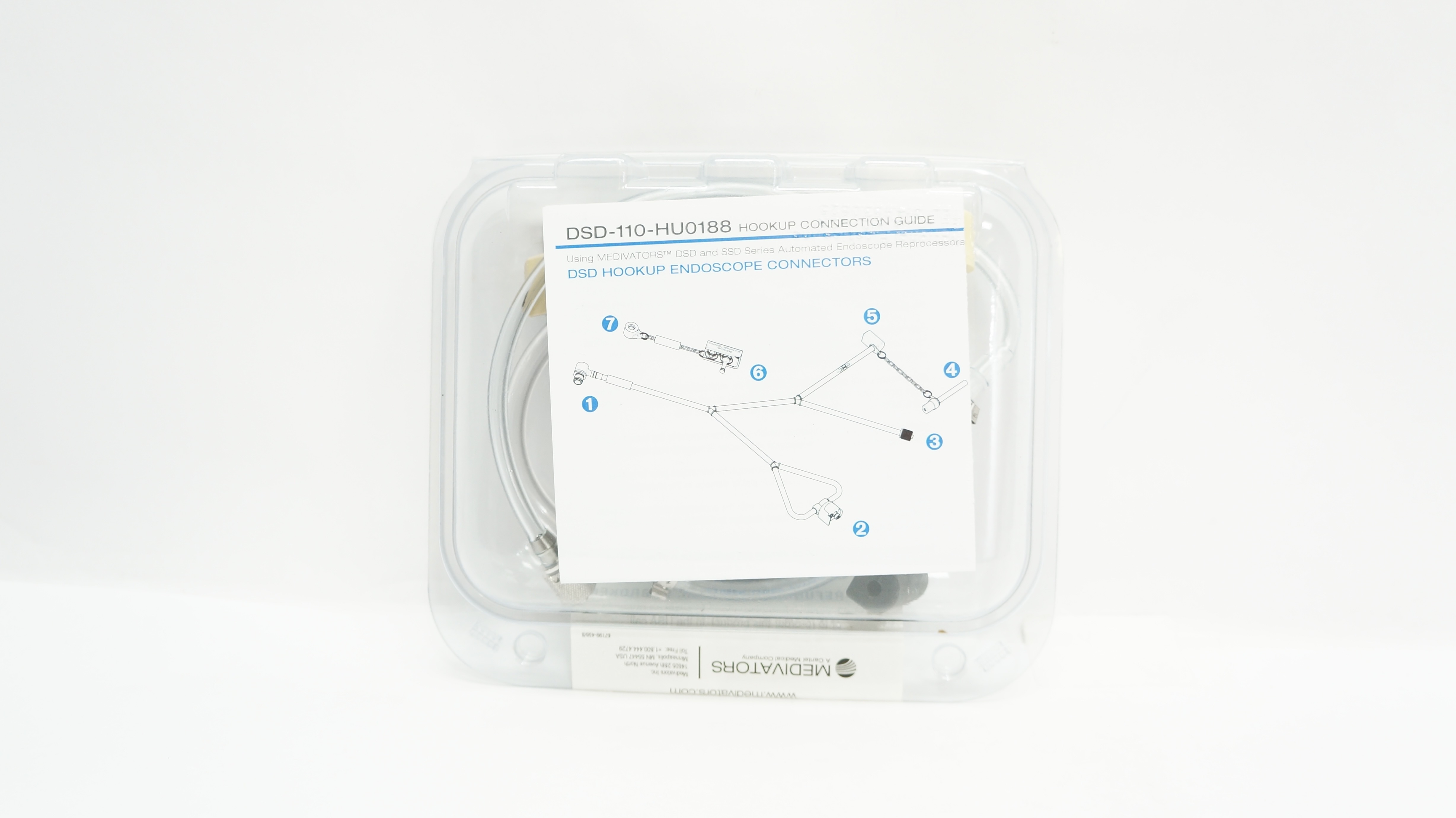 Medivators DSD-110-HU0188 Hookup Connection Guide,DSD Endoscope Connectors