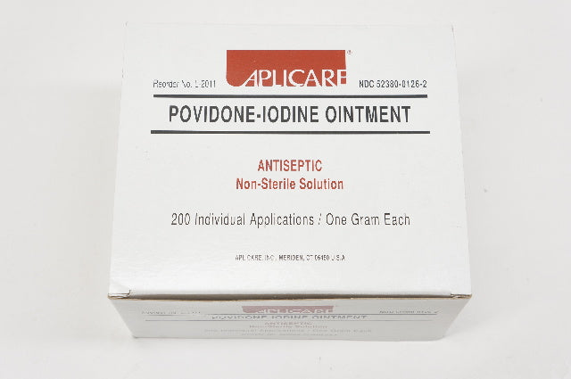 Aplicare L-2011 Povidone-Iodine Ointment Antiseptic - Box of 200