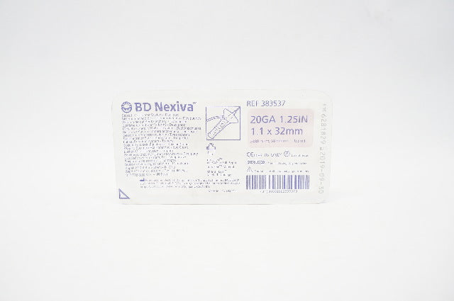 BD 383537 Nexiva Closed IV Cath. System - Dual Port 20 Ga x 1.25 inch (x)
