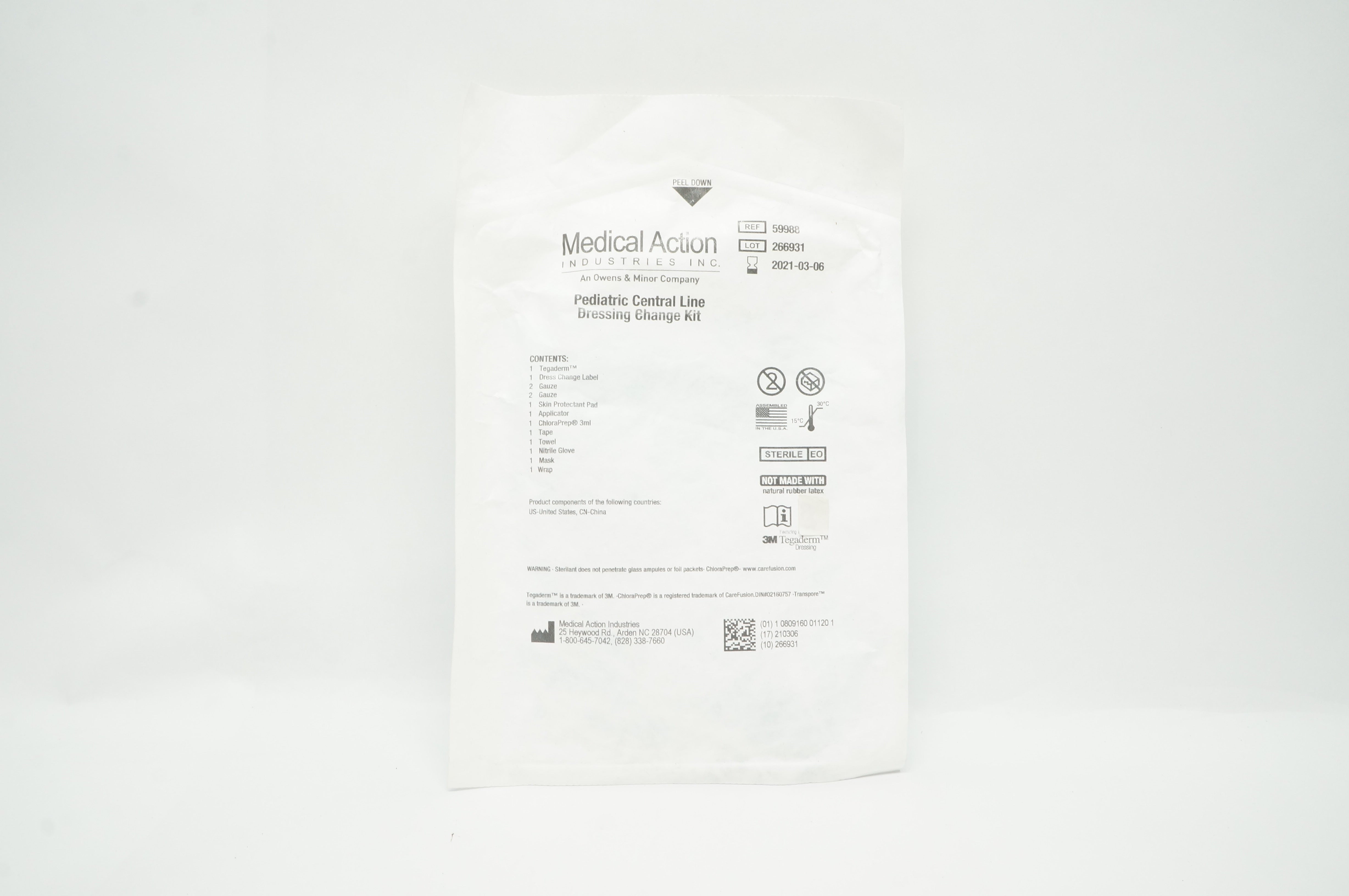 Medical Action 59988 Pediatric Central Line Dressing Change Kit (x)