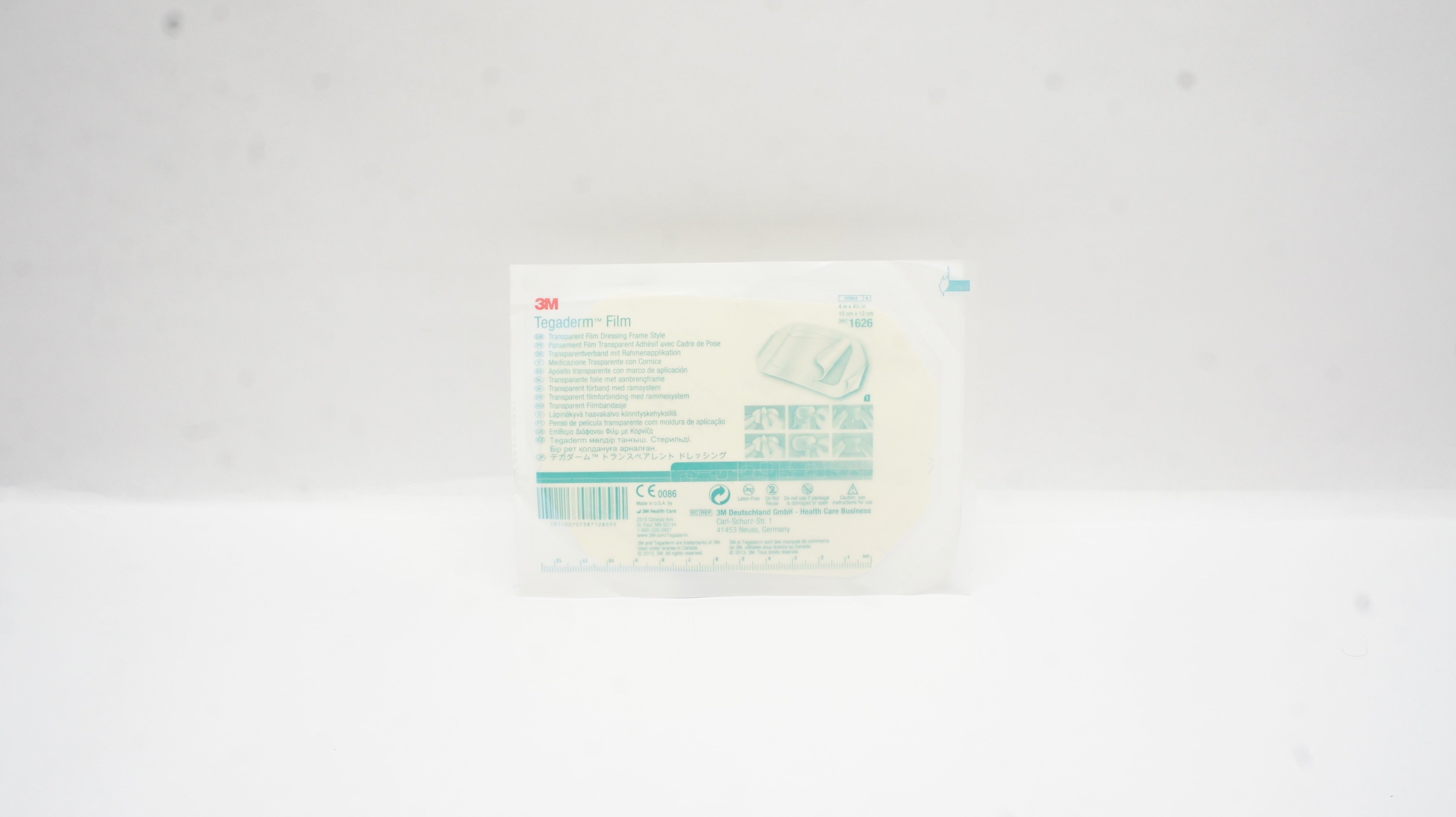 3M 1626 Tegaderm Transparent Film Dressing Frame Style 4inch x 4-3/4inch (x)