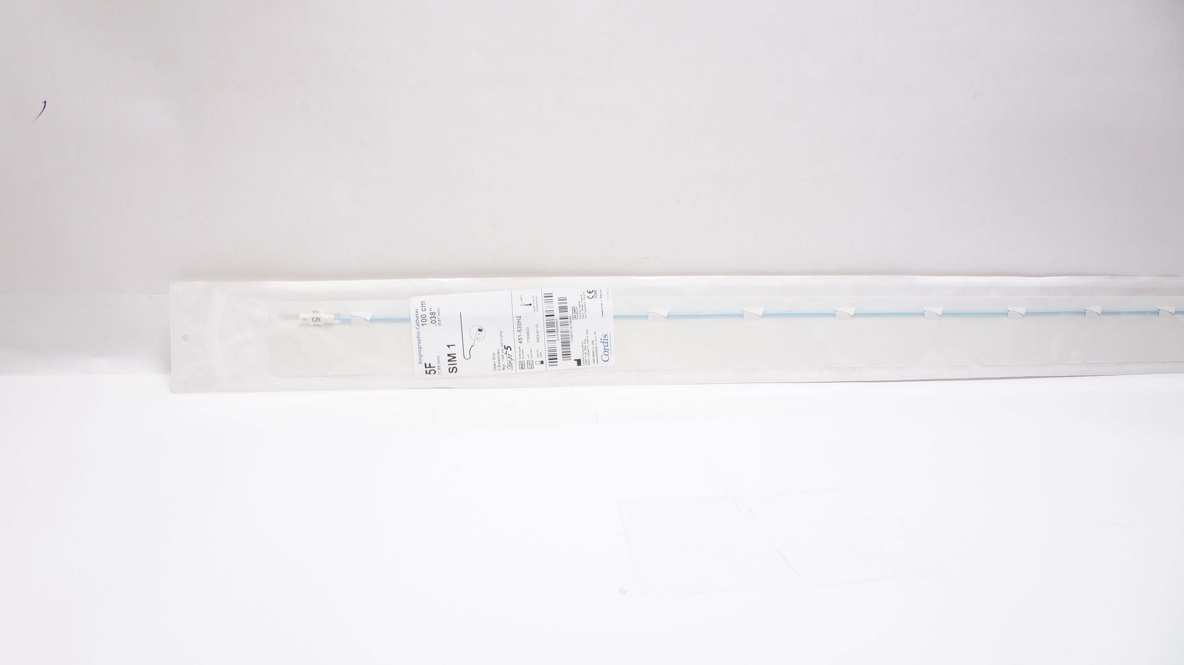 Cordis 451-530H2 Tempo 5F x 100cm x 038In SIM 1, Max 1200psi (x)