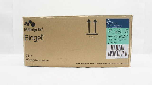 Molnlycke 48965 Biogel PI Micro Synthetic Surgical Indicator 6 1/2 - Case of 200