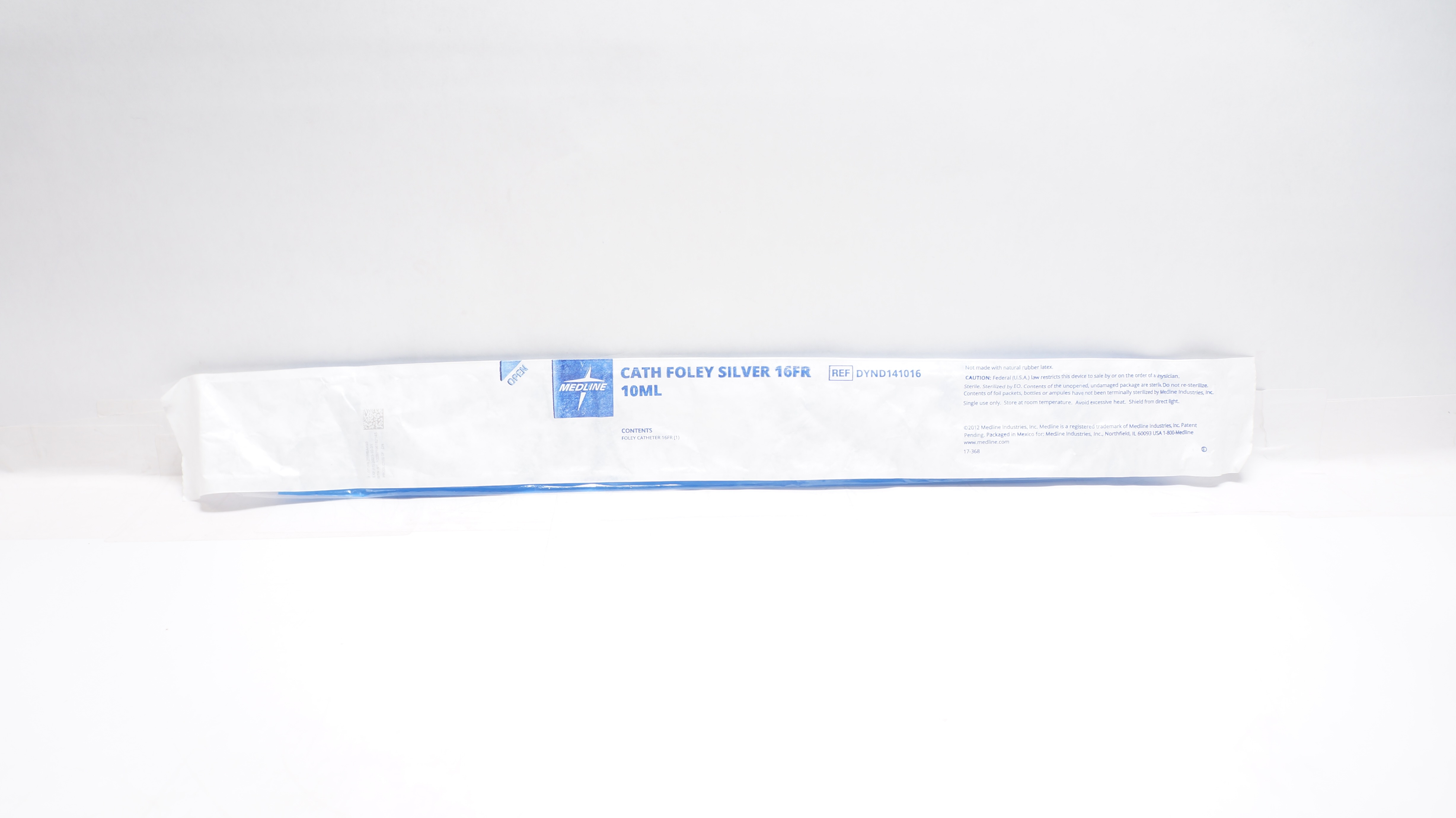 Medline DYND141016 Foley Cath. Silver 16Fr x 10ml (x)