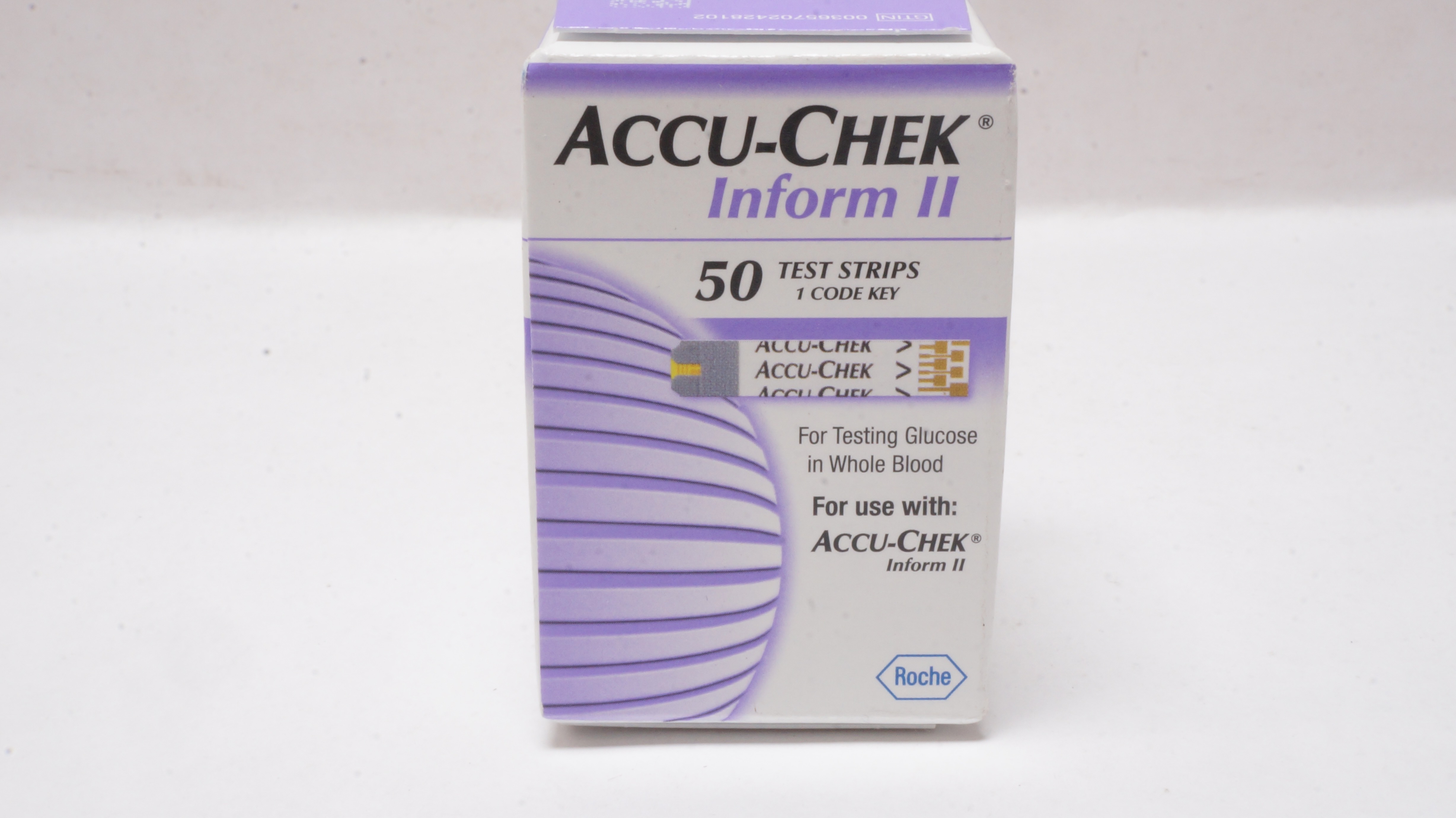 Roche 05942861001 Accu-Chek Inform II Test Strips For Testing Glucose - Box of 50