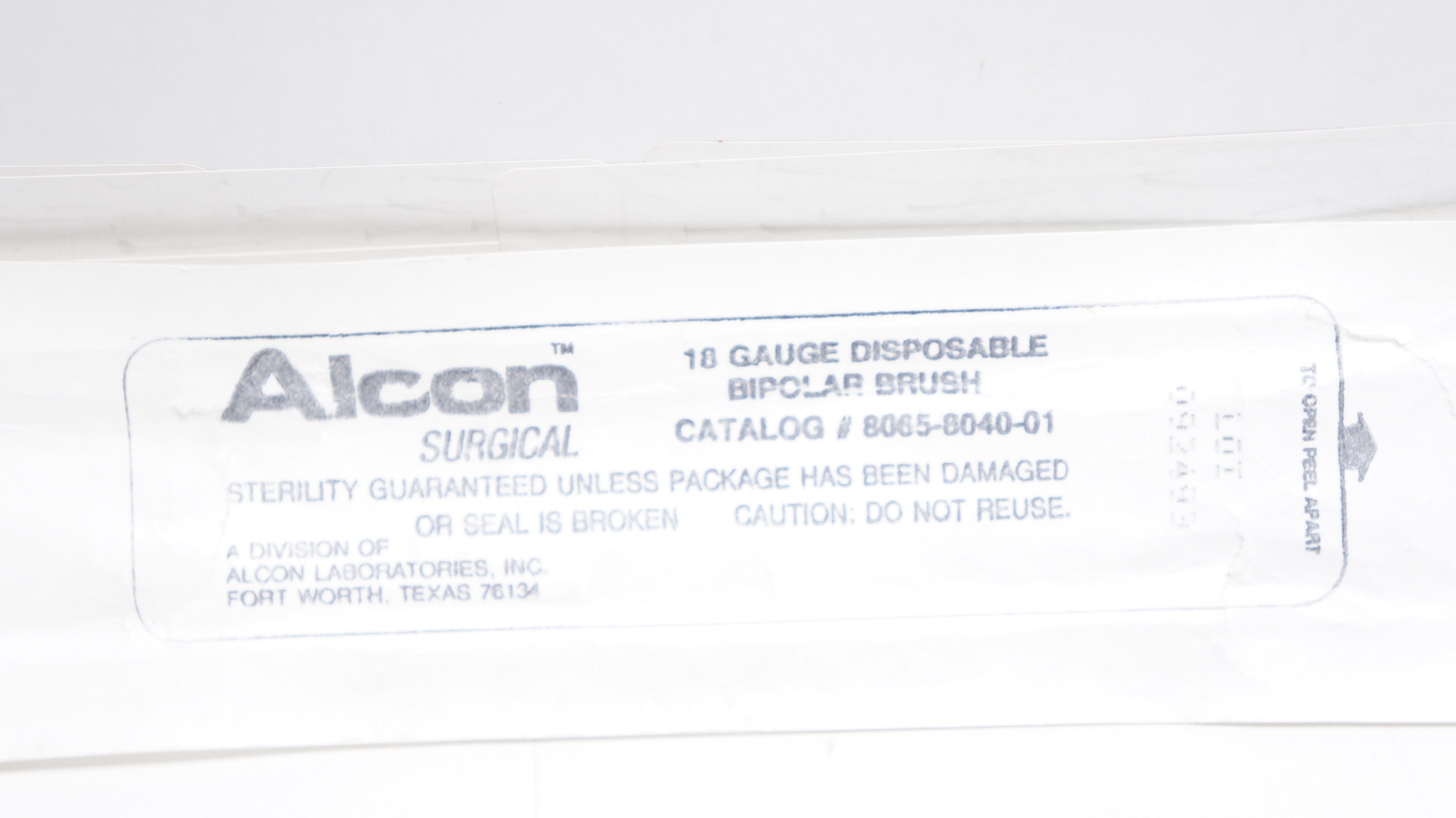 Alcon 8065-8040-01 Disposable Bipolar Brush 18Ga