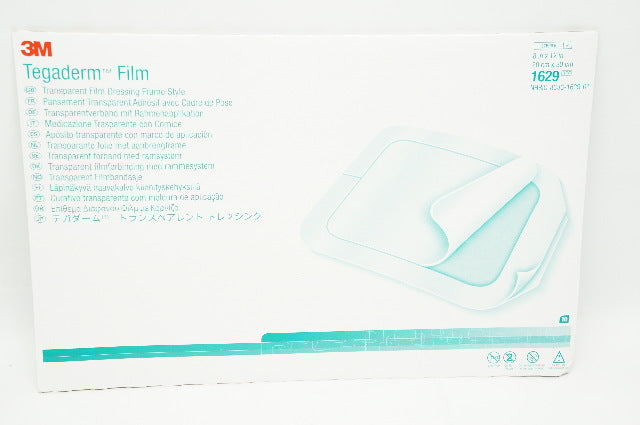 3M 1629 Tegaderm Transparent Film Dressing Frame Style 8 in. x 12 in.