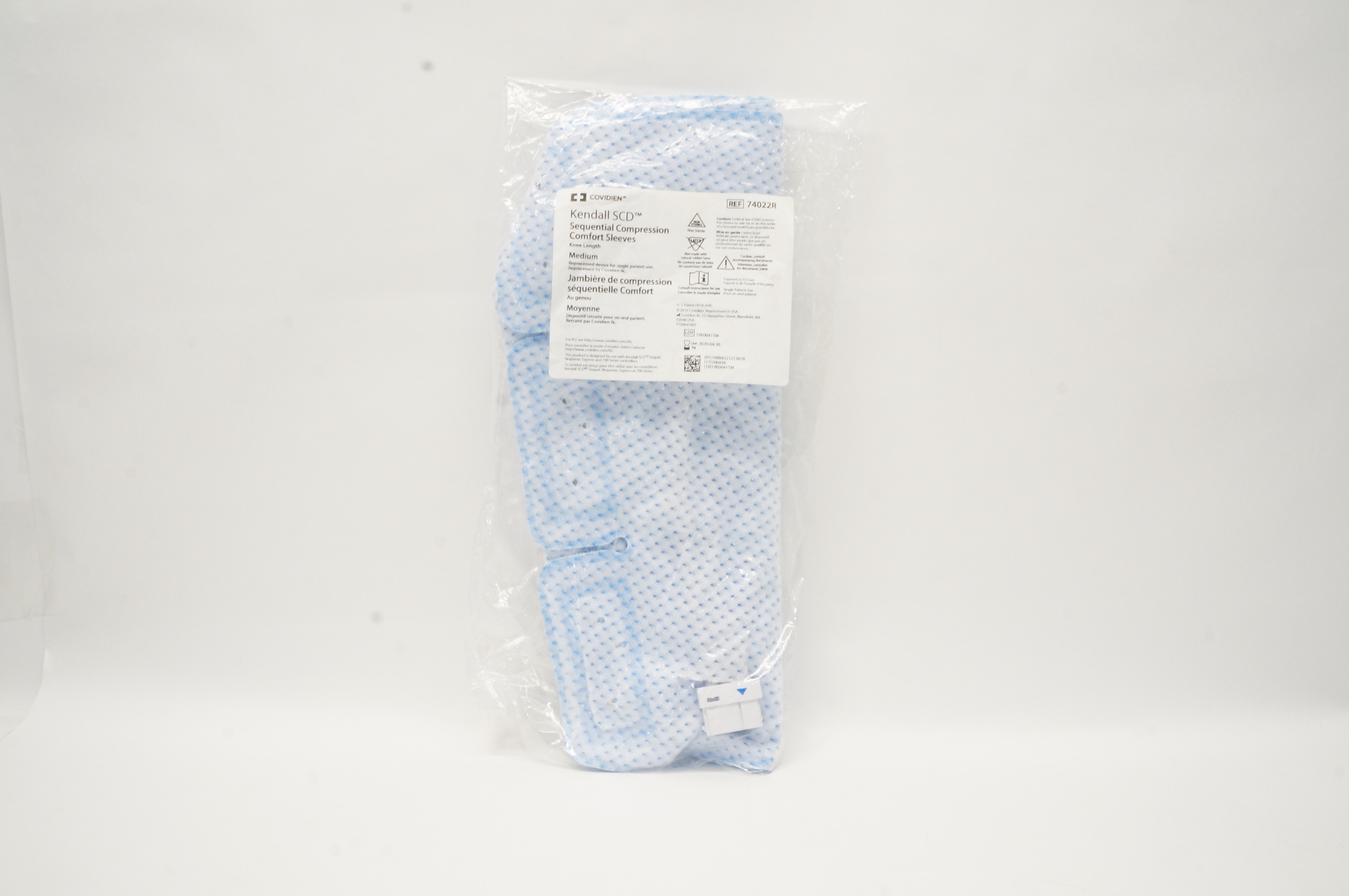 Covidien 74022R Sequential Compression Comfort Sleeves, Medium, Knee Length (x)