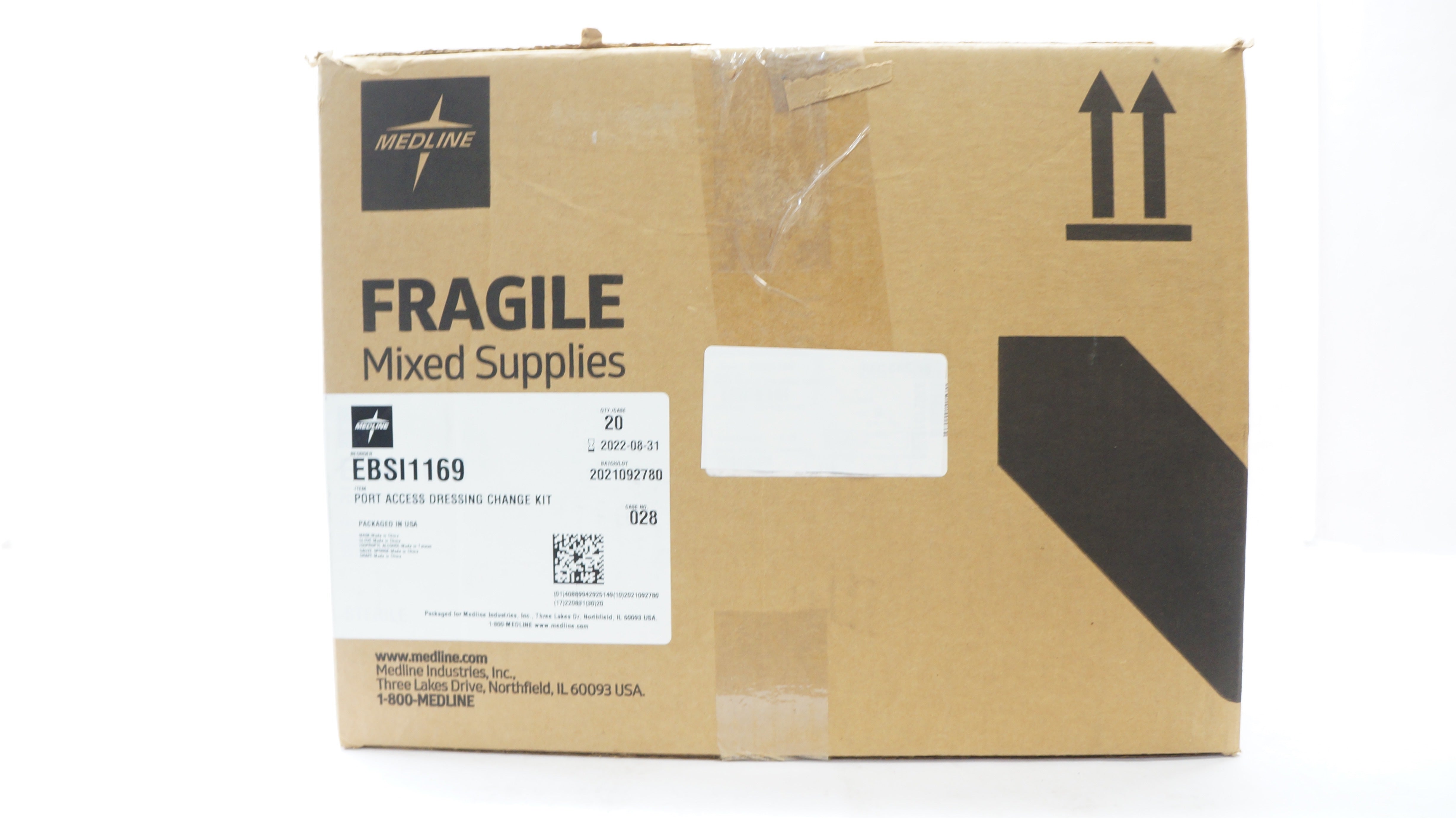 Medline EBSI1169S Port Access Dressing Change Kit (x) - Case of 20