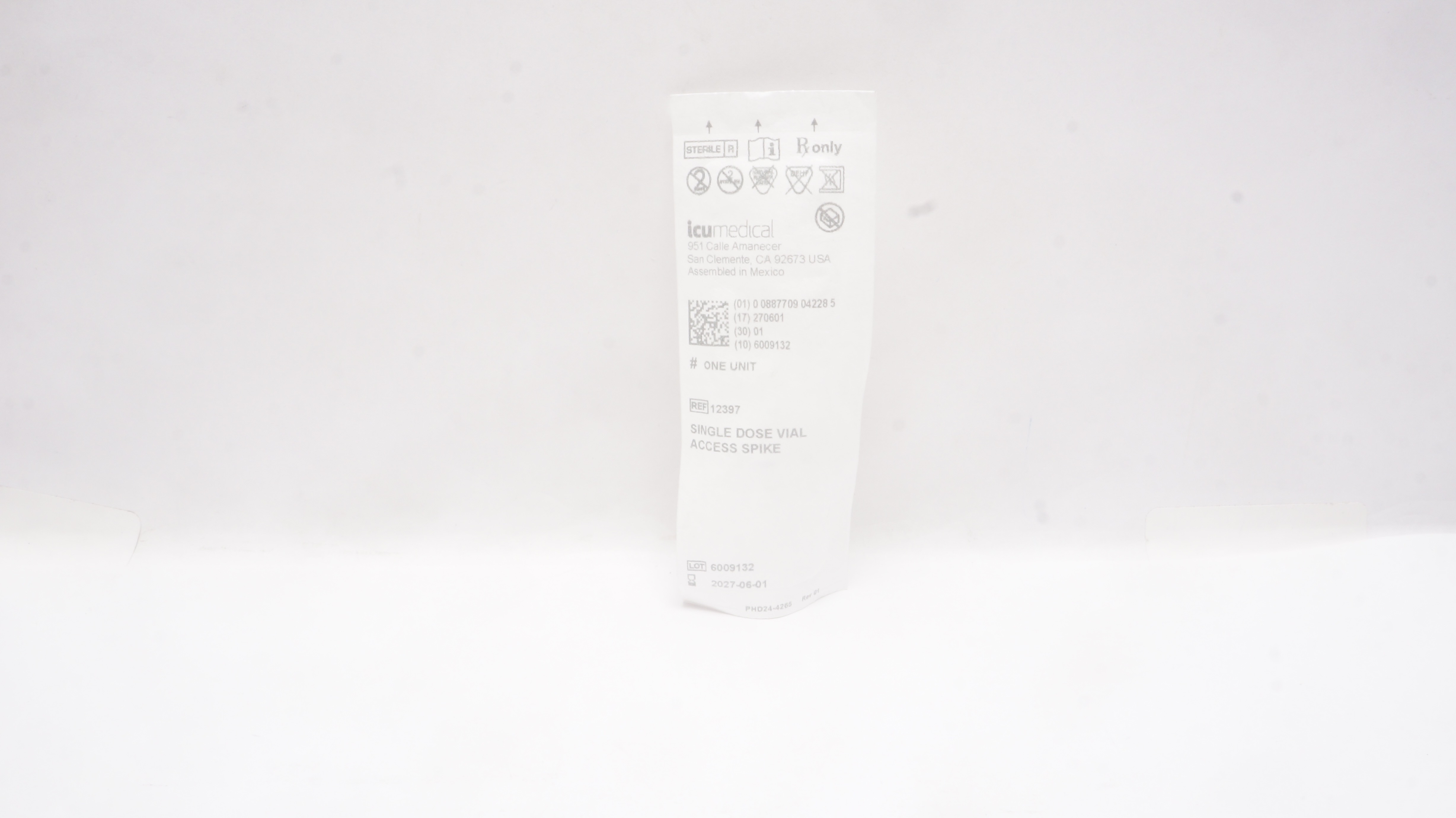 ICU Medical 12397 Single Dose Vial Access Spike