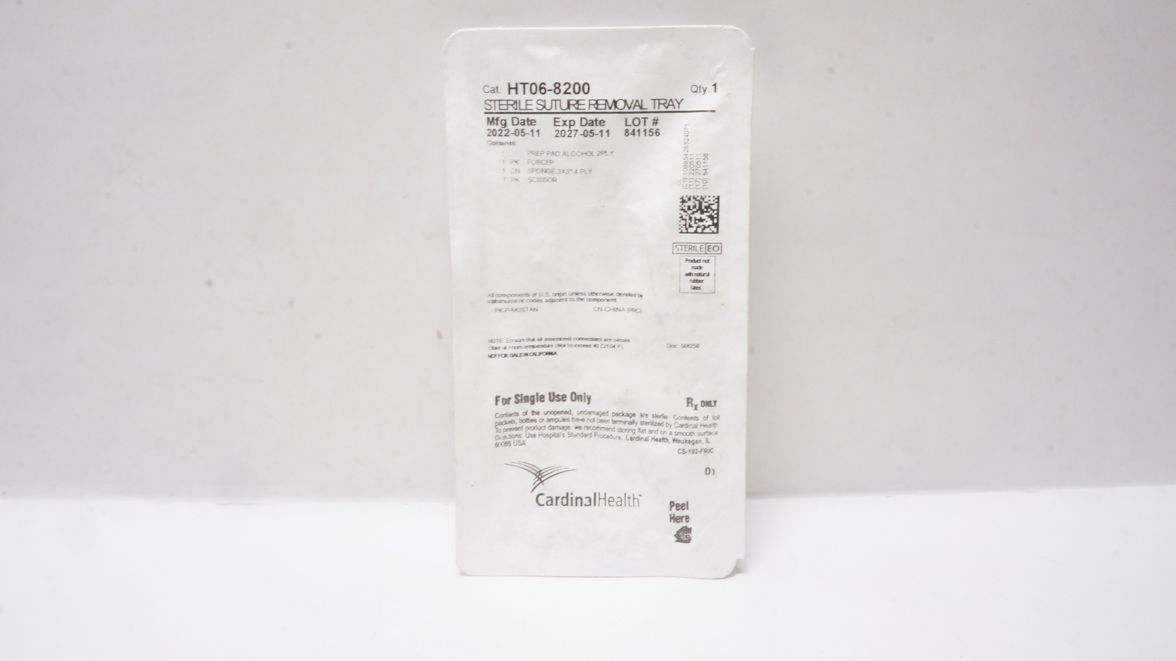 Cardinal Health HT06-8200 Stre Removal Tray