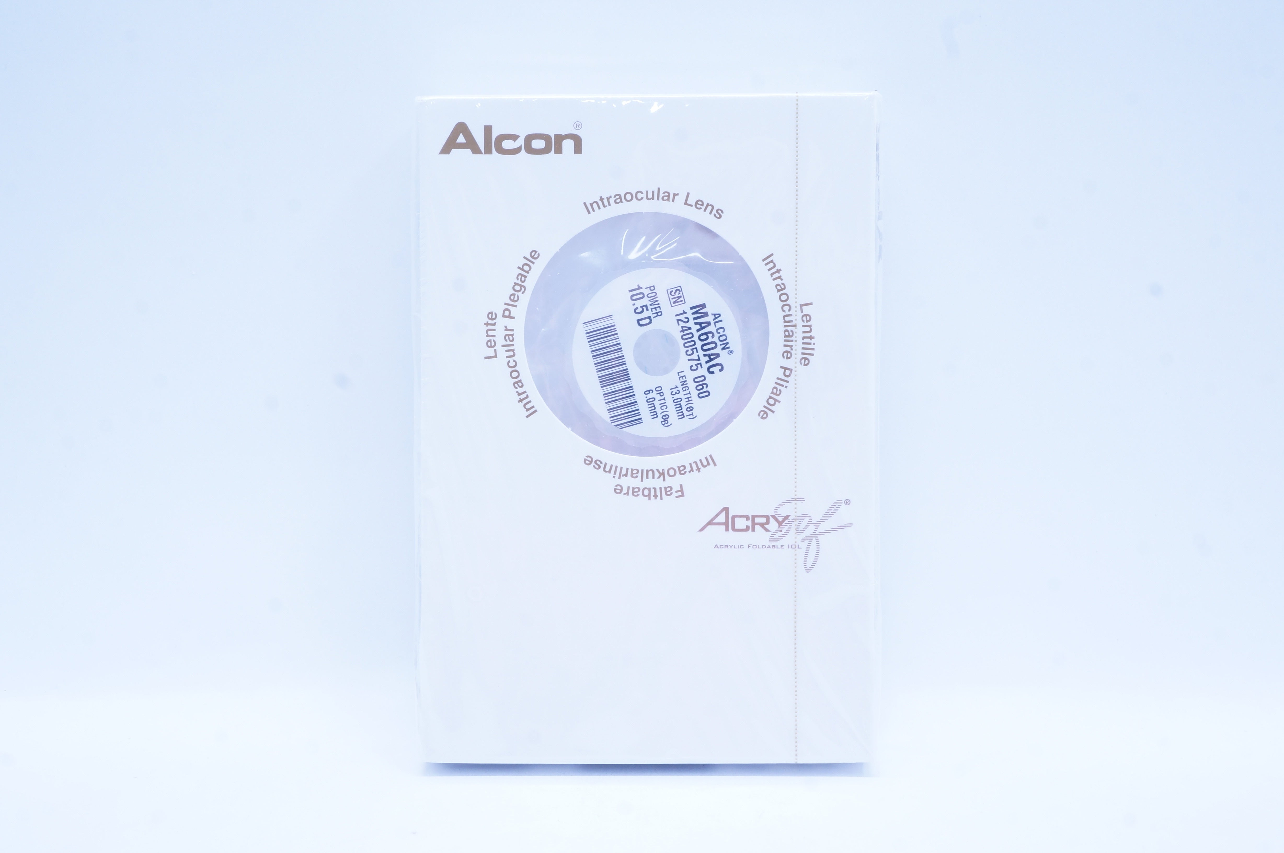 Alcon Laboratories MA60AC AcrySof Intraocular Lens 10.5 D x 6.0mm x 13.0mm (x)