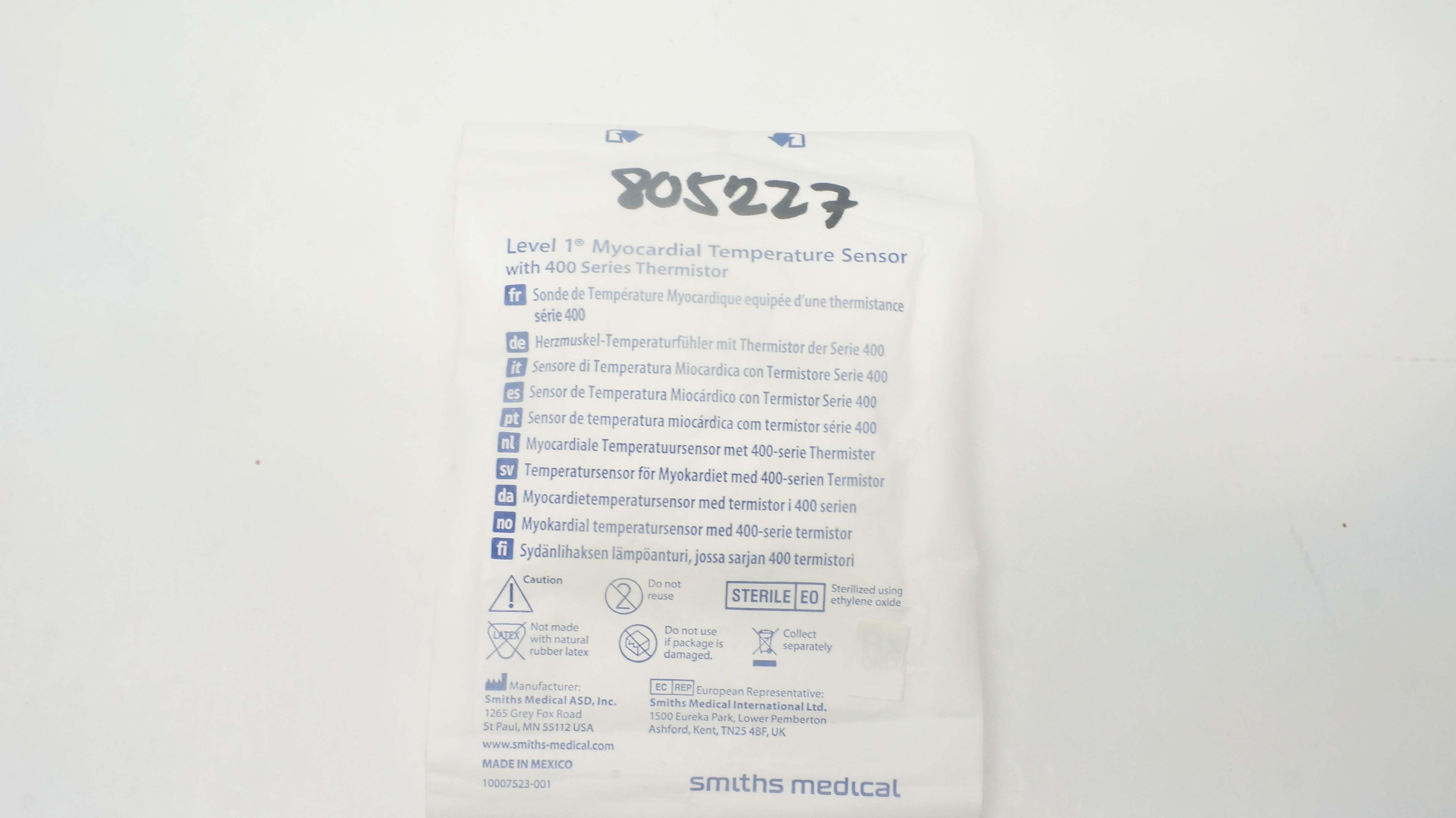 Smith Medical MTS-40015 Level 1 Myocardial Temperature Sensor (x)