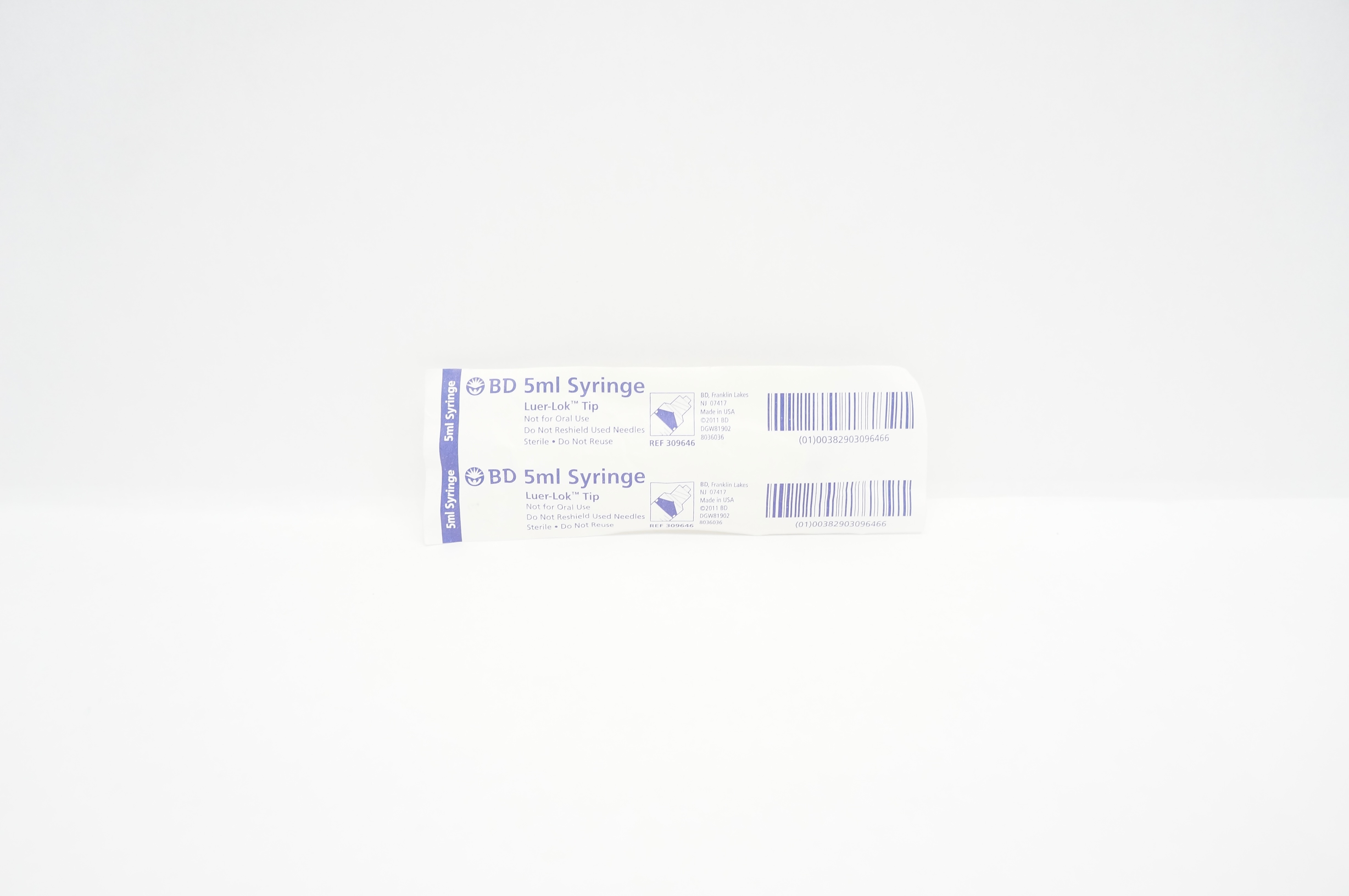 BD 309646 Syringe Luer-Lok Tip, 5mL