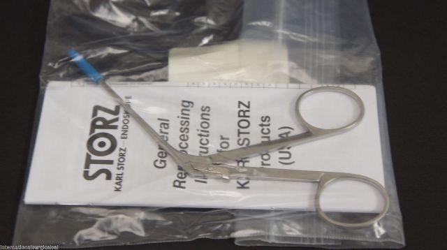 Karl Storz 221509 Wullstein Ear Forceps Very Fine 0.9mm Oval Cup Jaws Lgth 8cm 