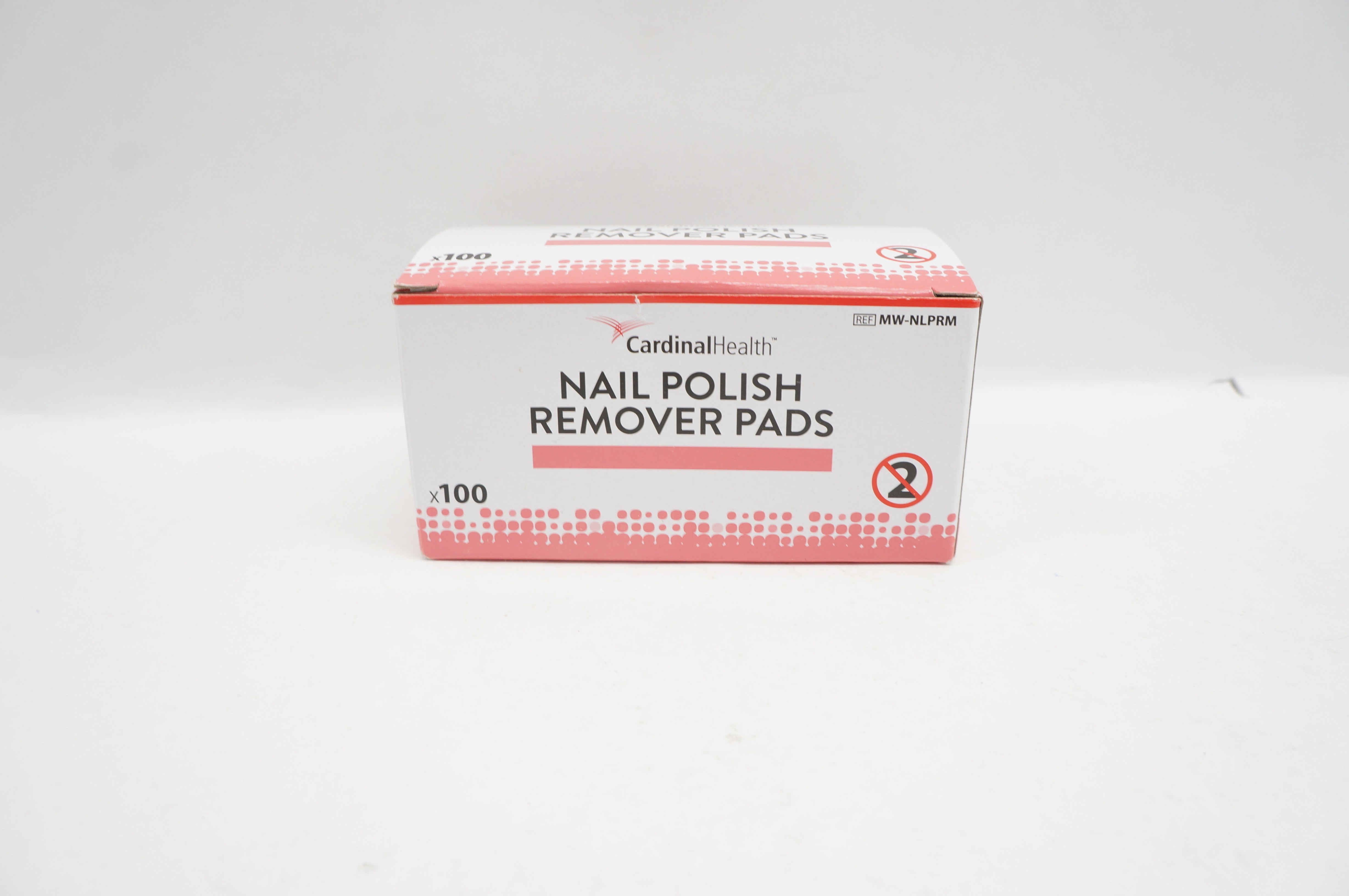 Cardinal Health MW-NLPRM Nail Polish Remover Pads - Box of 100