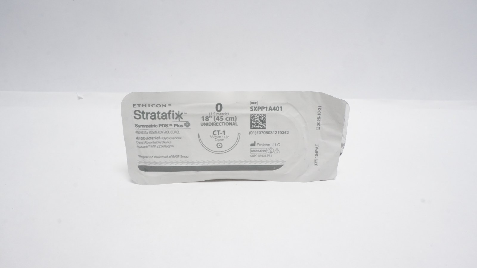 Ethicon SXPP1A401 Stratafix Symmetric PDS Plus Suture 0 18in