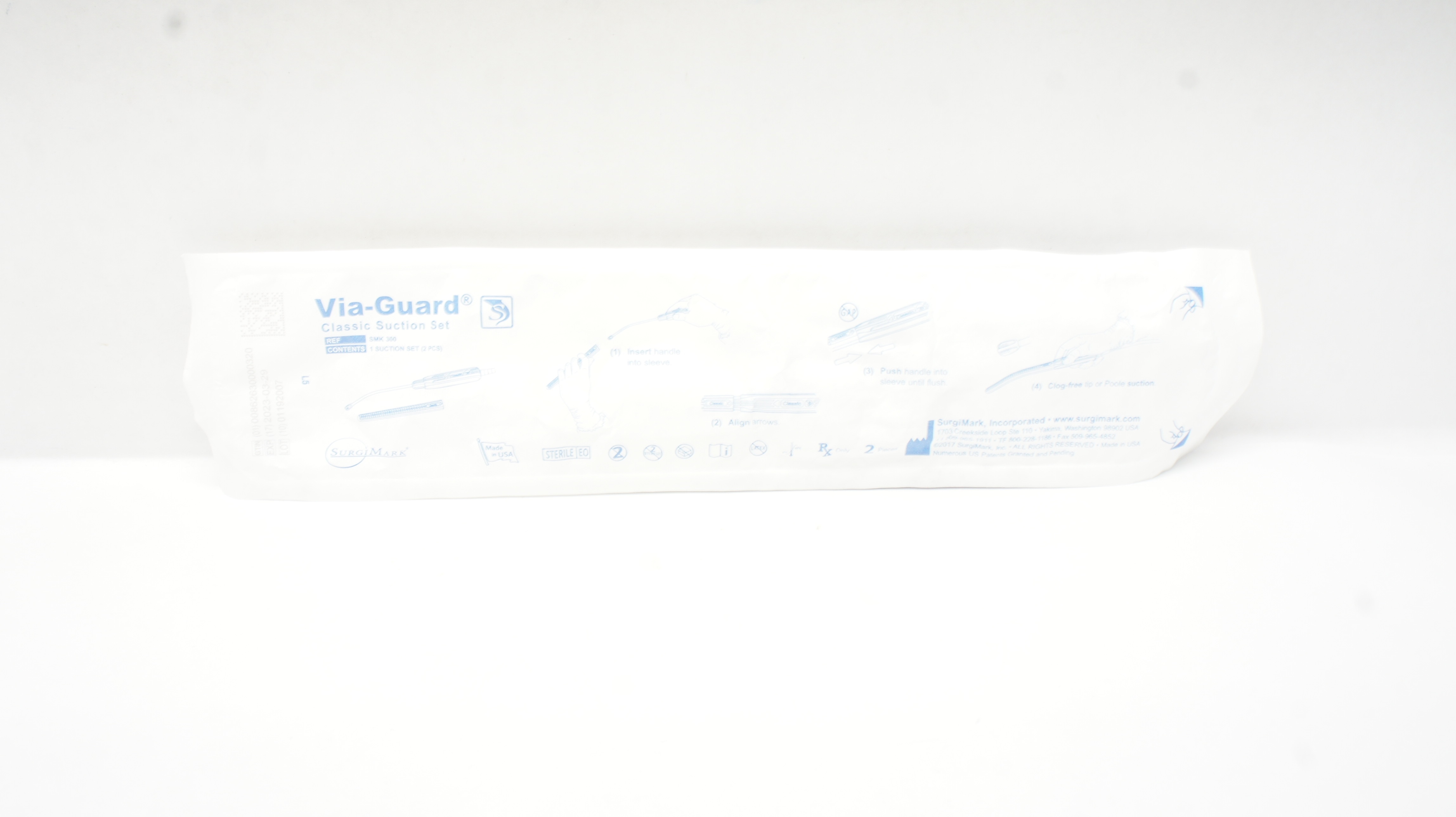 Via-Guard SMK300 Classic Suction Set Yankauer Handle - Pack of 2 (x)