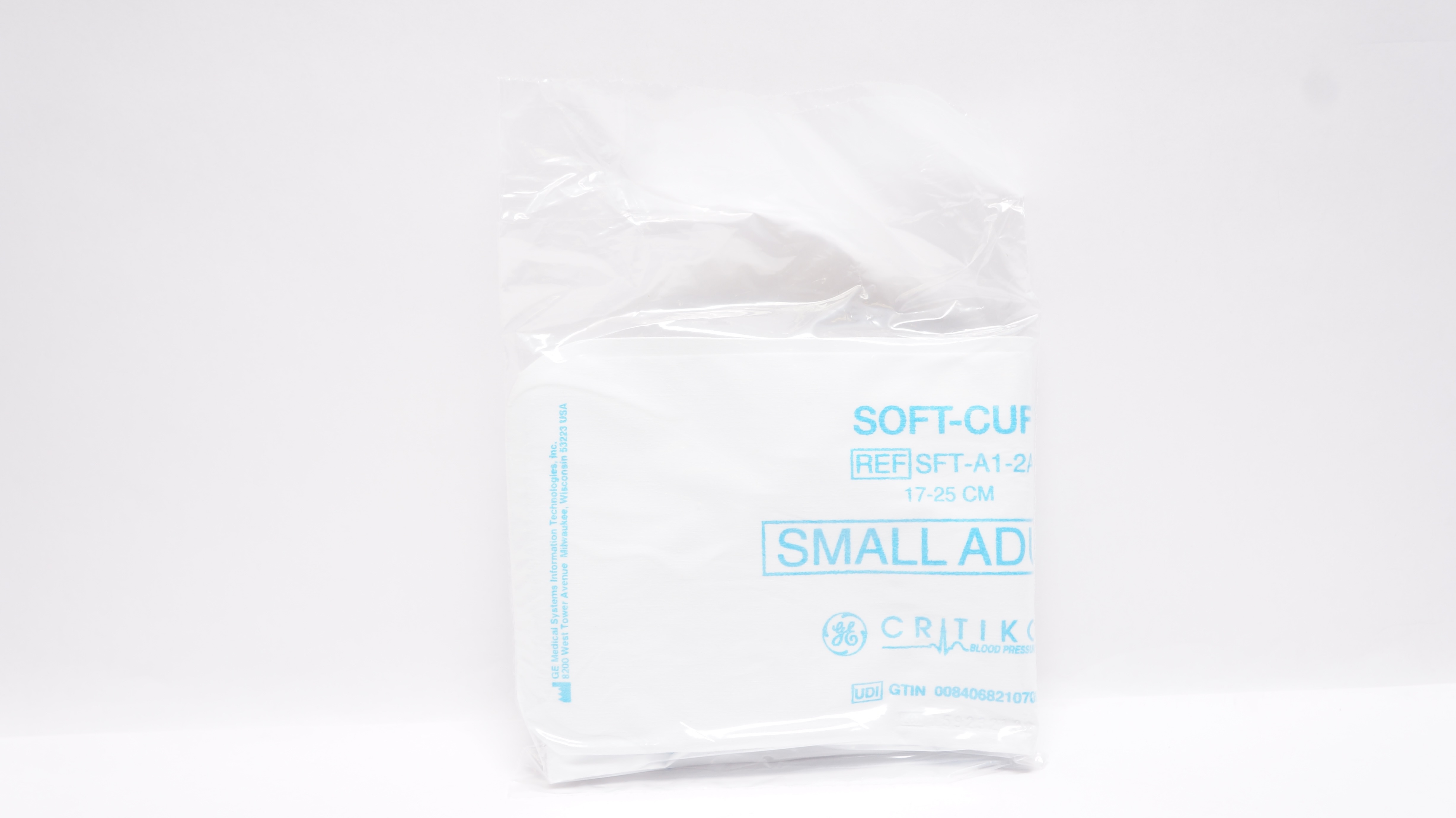 GE Medical SFT-A1-2A Critikon Soft-Cuf Blood Pressure Cuff Small Adult 17-25cm