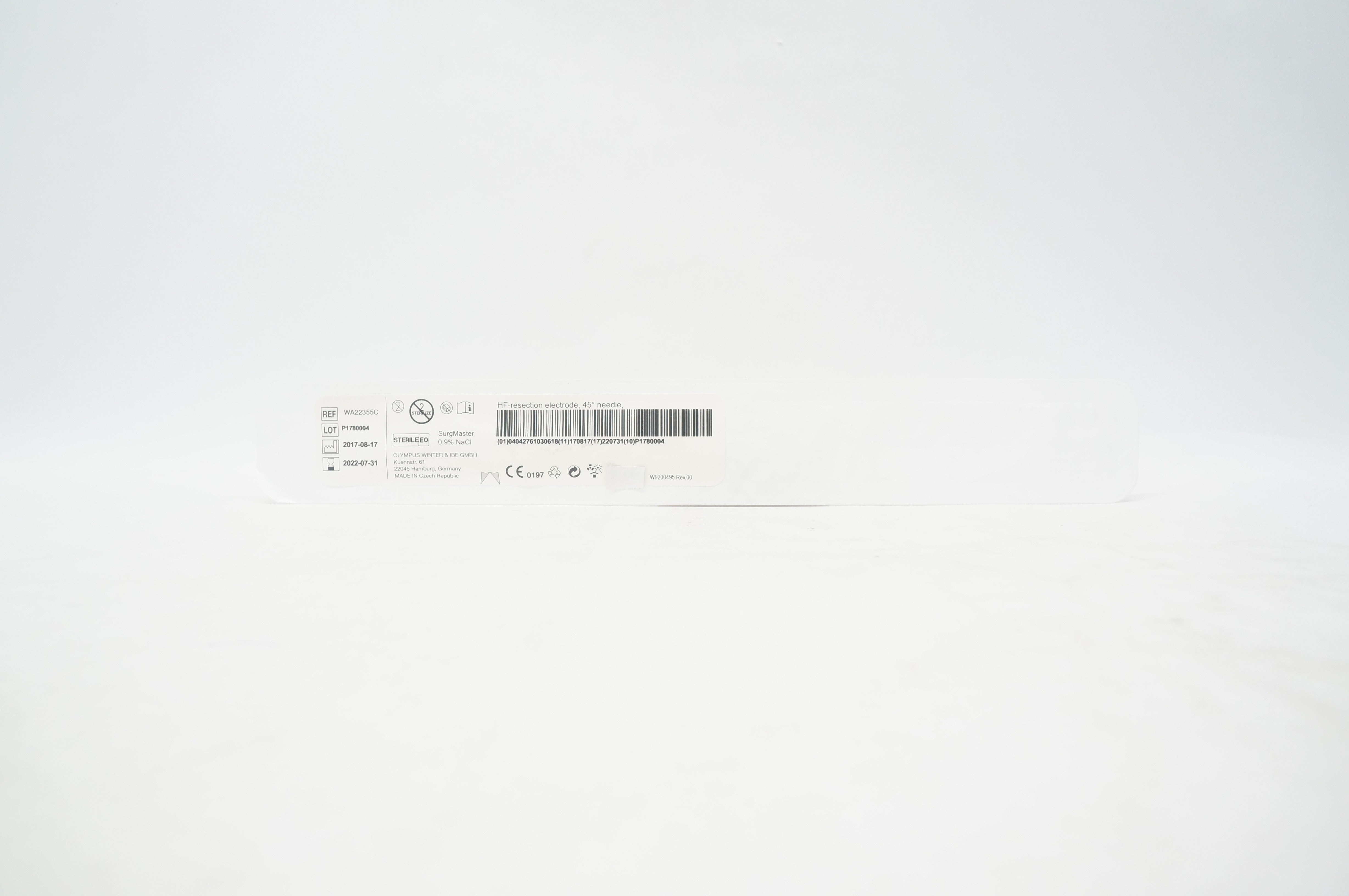 Olympus WA22355C HF-Resection Electrode, 45° Ndle.