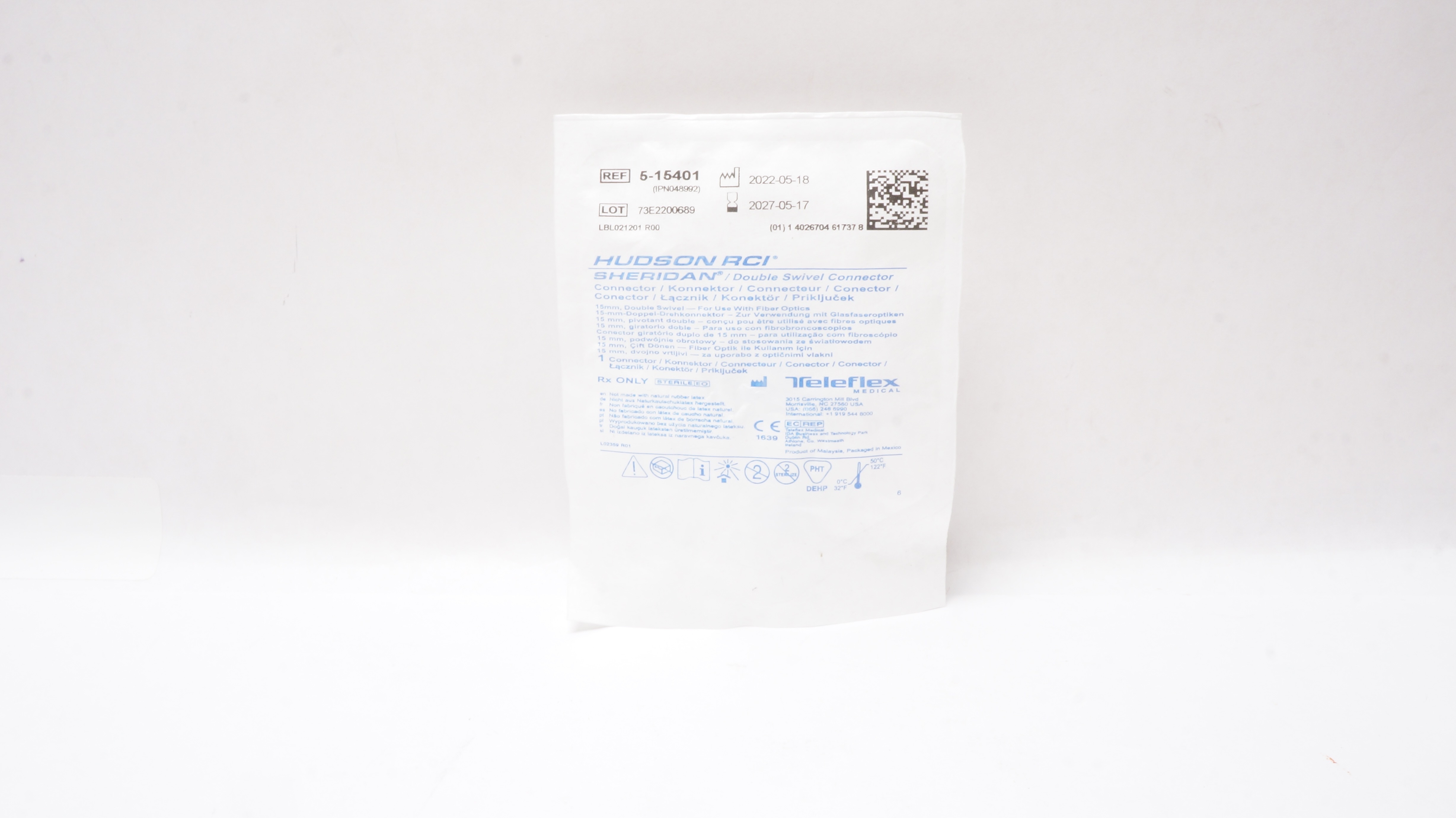 Teleflex 5-15401 Hudson RCI Sheridan Double Swivel Connector