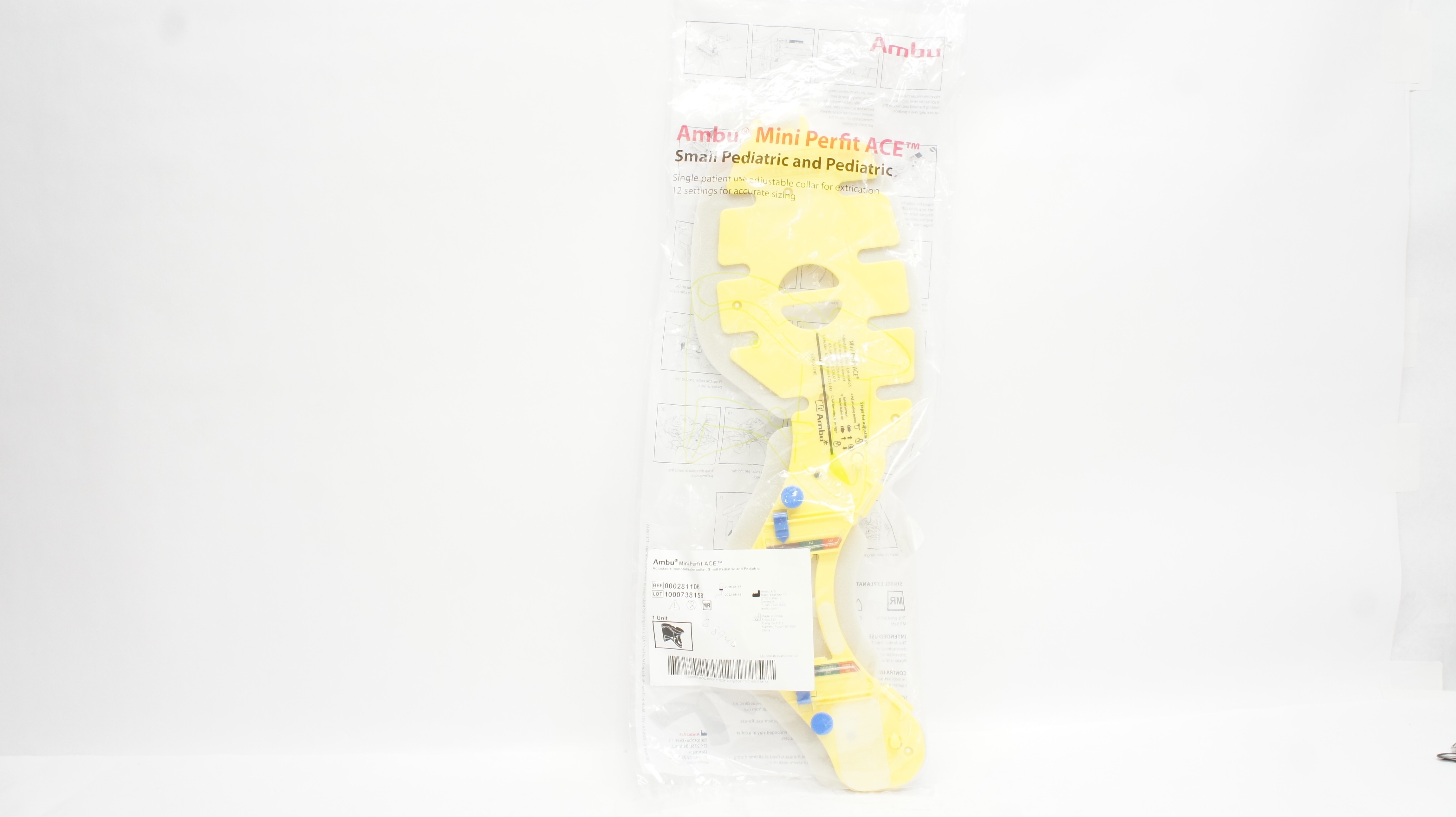 AMBU 000281106 Mini PerfitACE Infant/Pediatric Adjustable Collar for Extrication