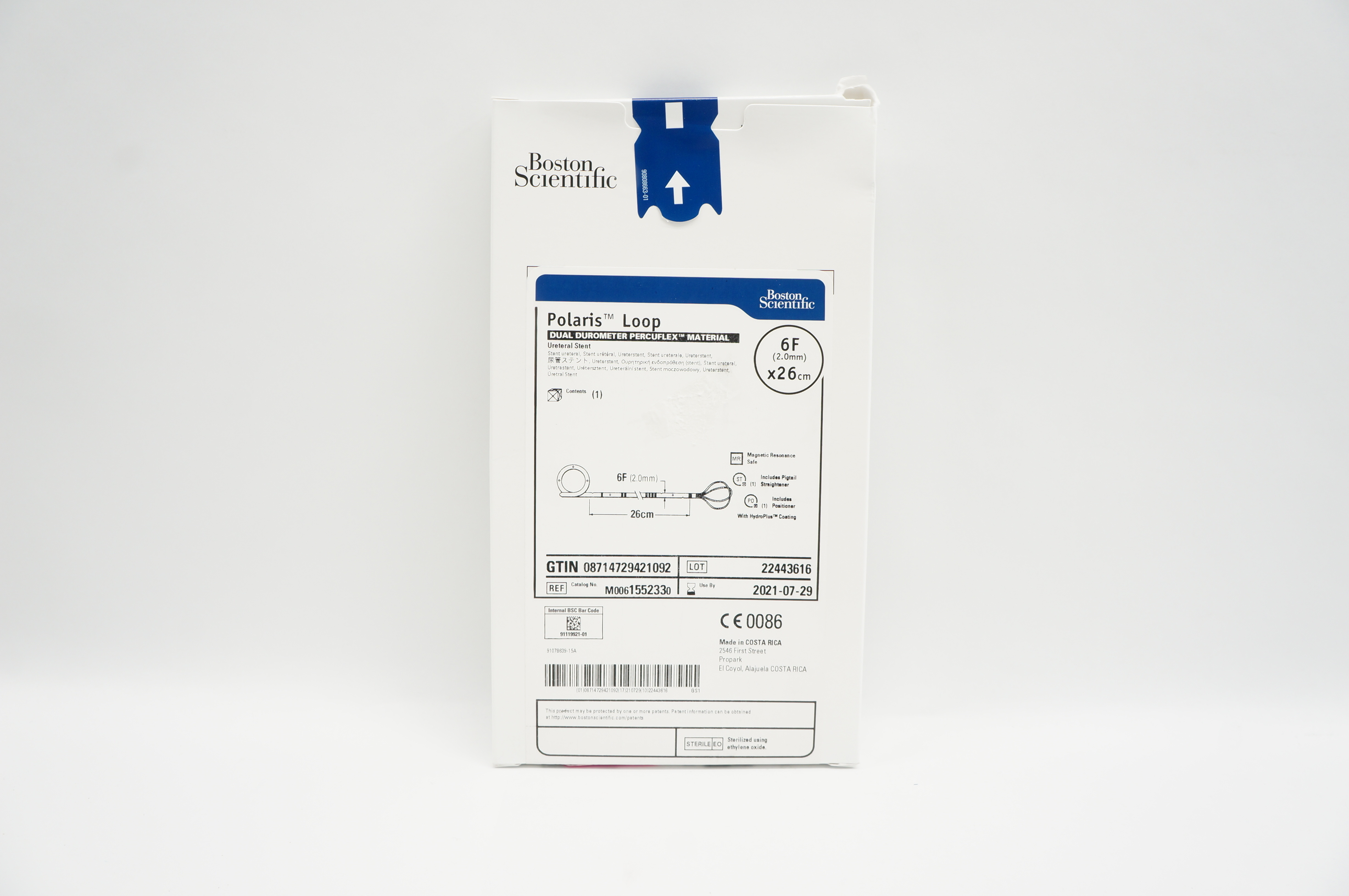 Boston Scientific 155233 Polaris Loop Ureteral Stent 6F x 26cm (x)