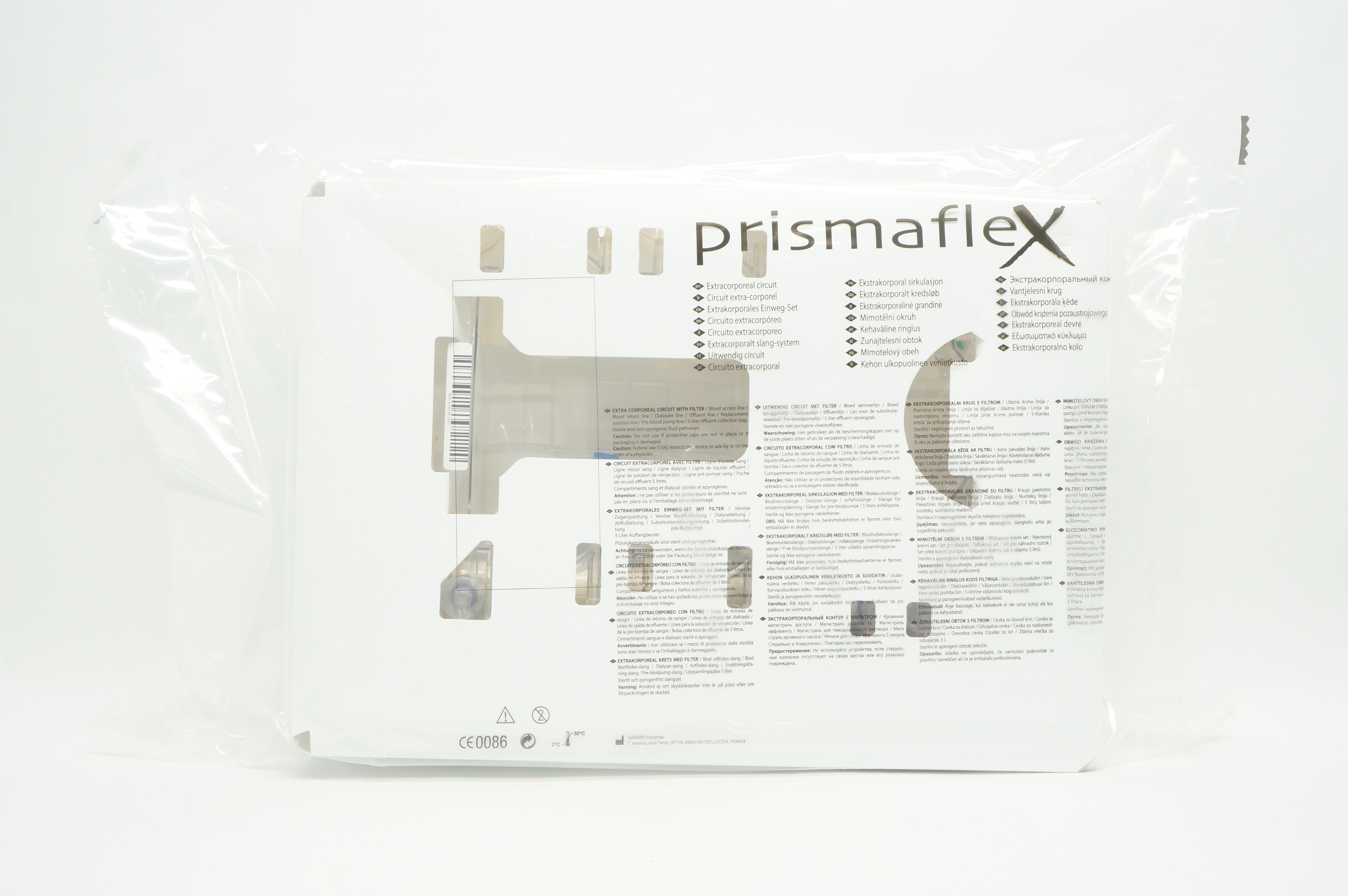 Gambro Industries 106696 Prismaflex M60 Set Extra Corporeal Circuit(x)-Box of 4