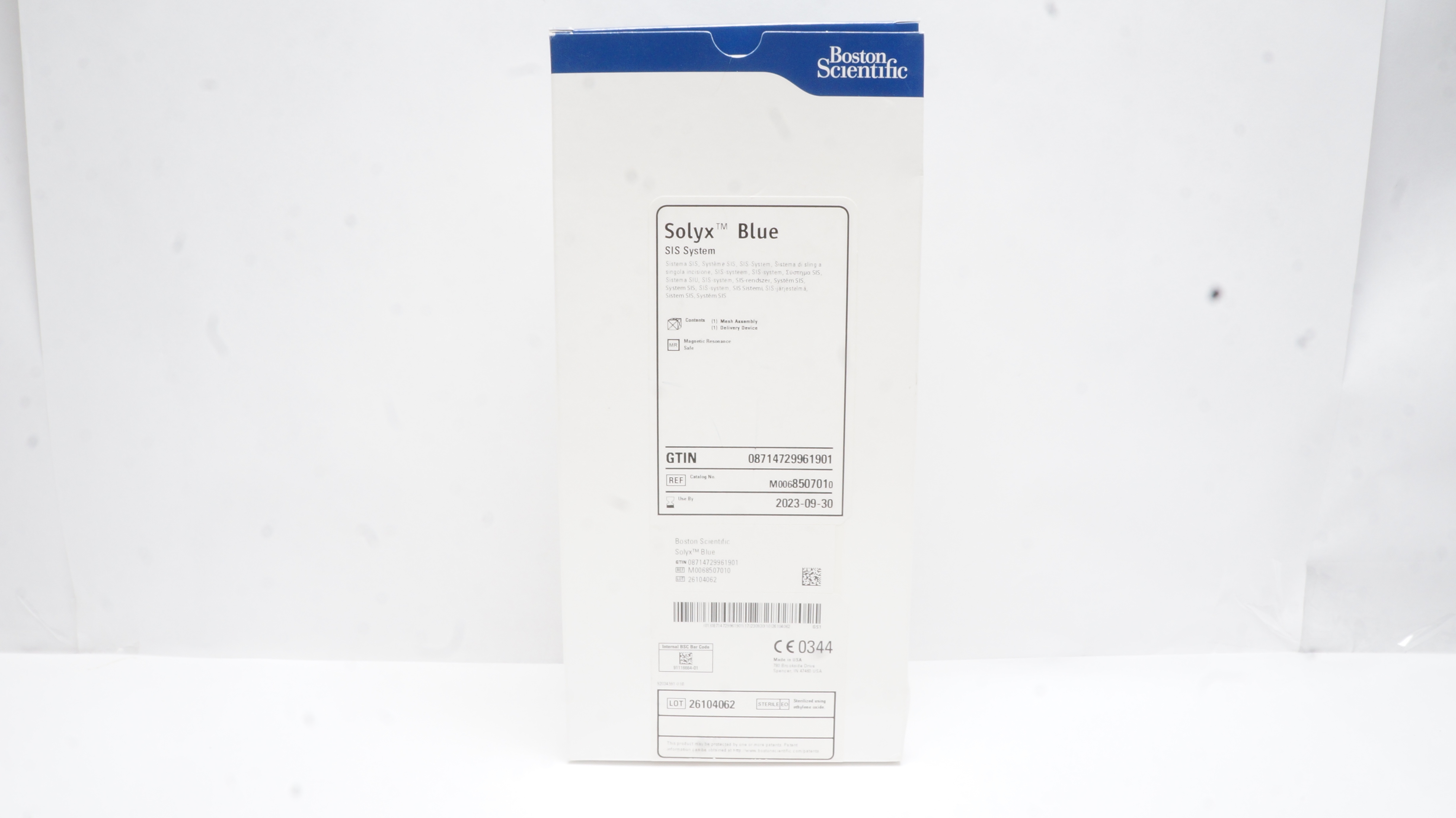 Boston Scientific M0068507010 Solyx Blue SIS System (x)