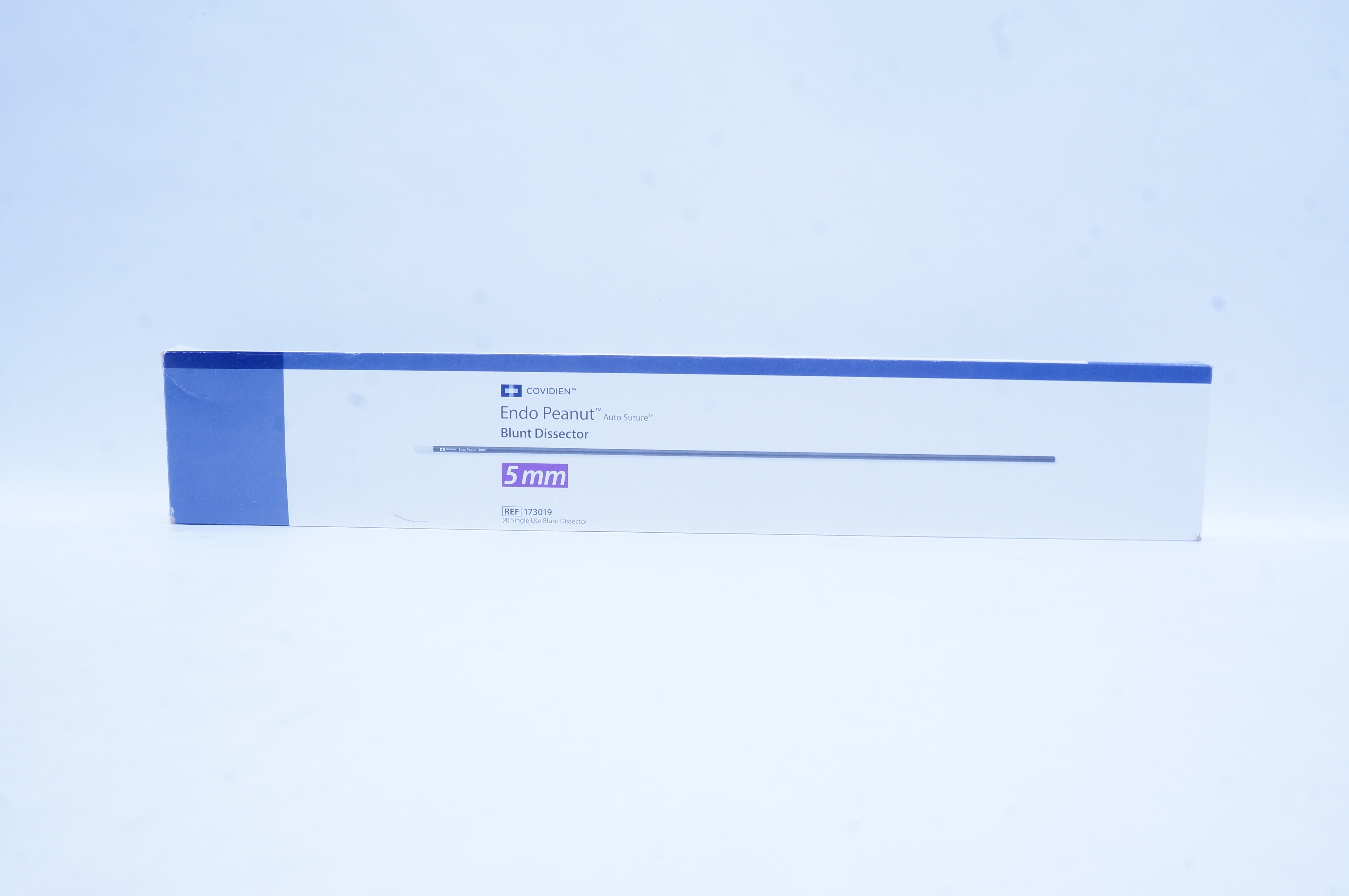 Covidien 173019 Endo Peanut Blunt Dissector 5mm (x) - Box of 4