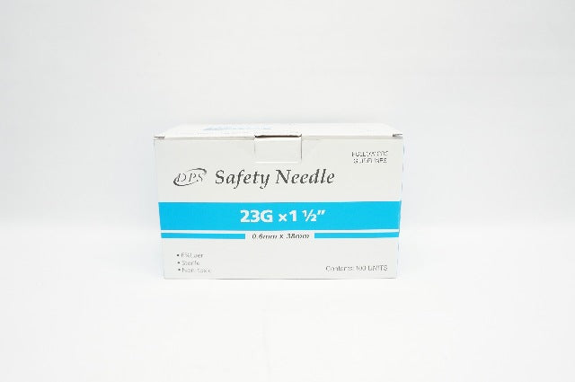 Wuxi Yushou Medical 100800000065 DPS Safety Ndle 23G x 1-1/2inch - Box of 45