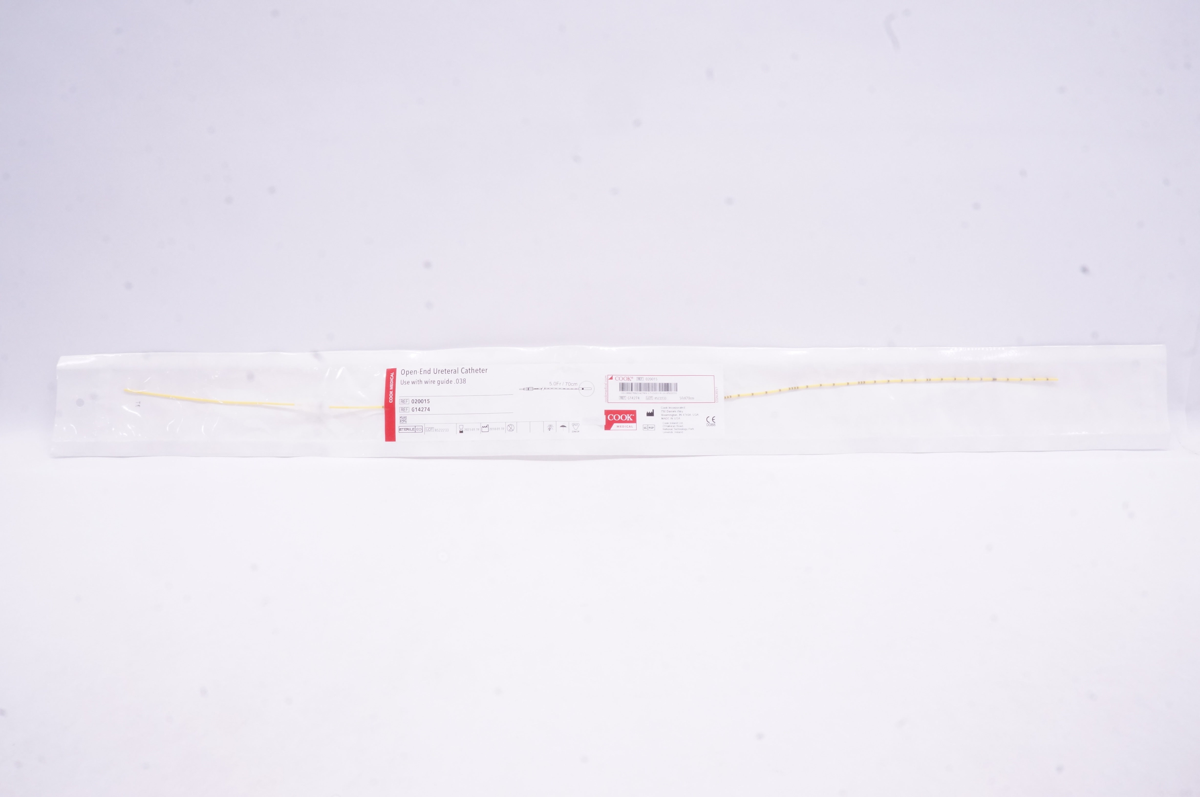 Cook Medical G14274 Open-End Ureteral Cath 5.0Fr / 70cm (x)