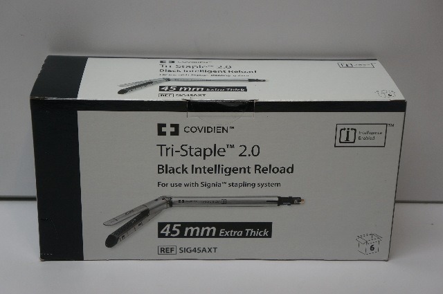 Covidien SIG45AXT Tri-Staple 2.0 Black Intelligent Reload For use with Signia stapling system 45mm Extra Thick ~ Box of 6