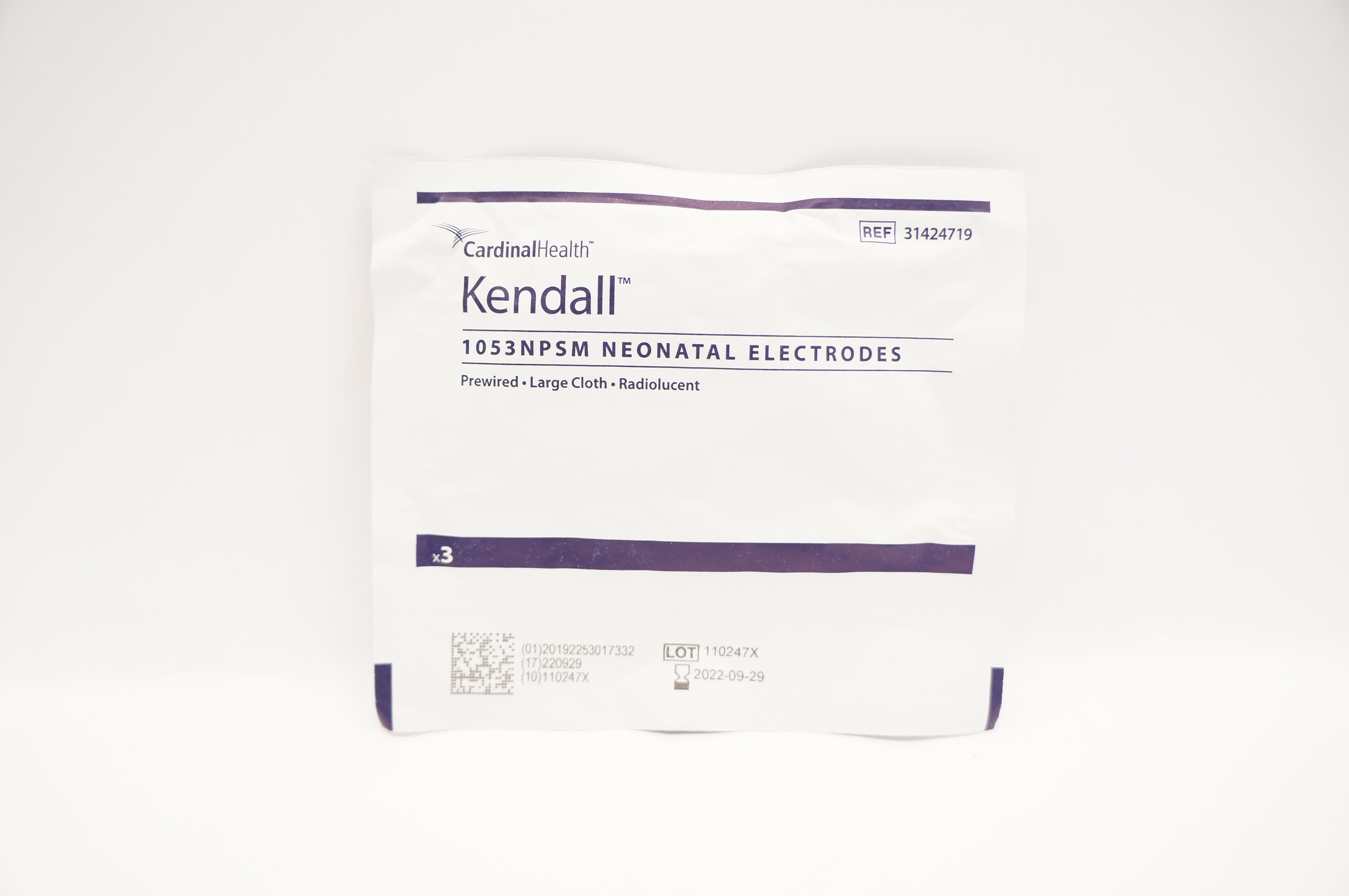 Cardinal Health 31424719 Kendall 1053NPSM Neonatal Electrodes (x) - Pack of 3