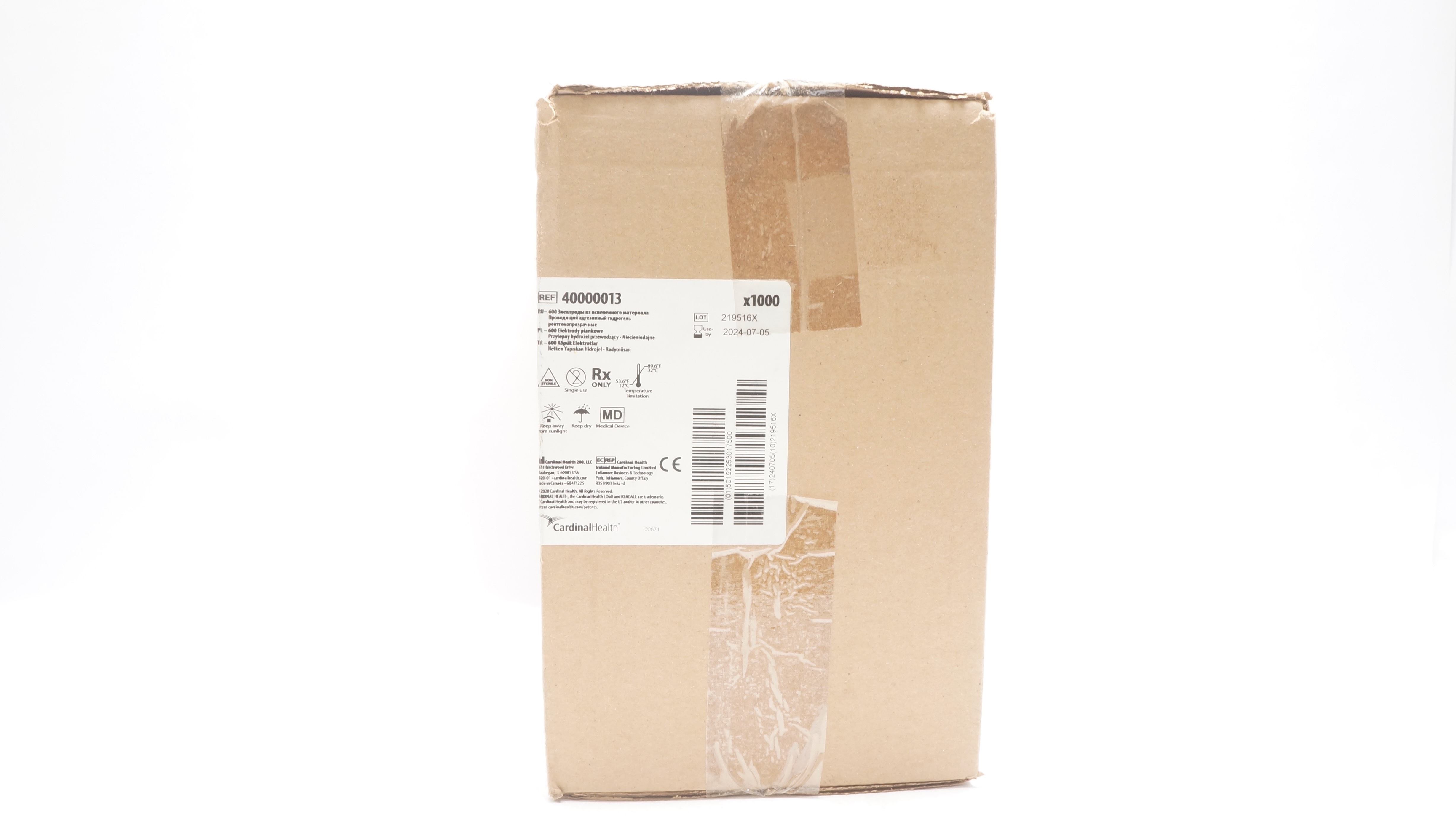 Cardinal Health 40000013 Kendall 600 Foam Electrodes (x) - Box of 1000